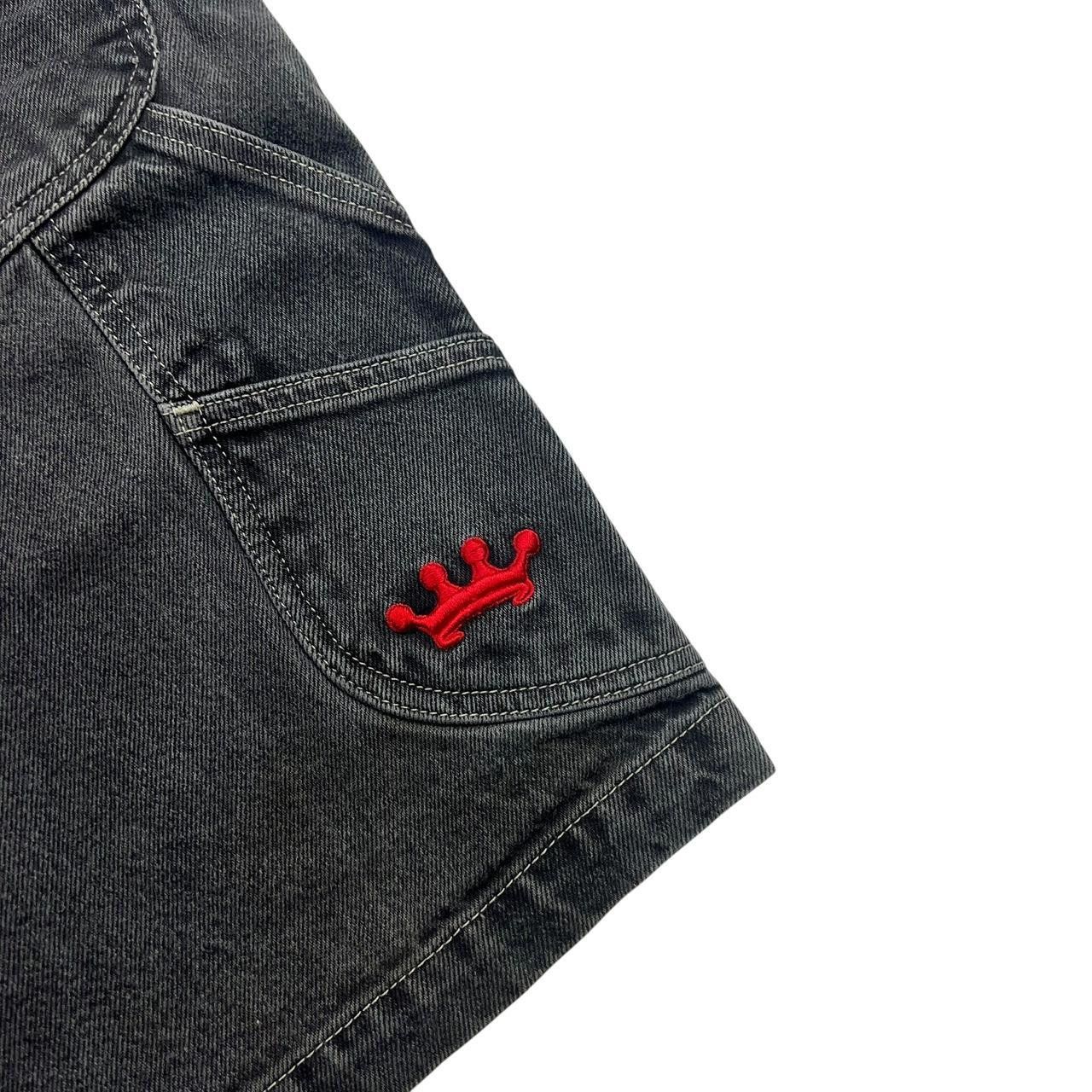 JNCO Vintage Jnco Red Crown Carpenter Denim Shorts Jorts Waist 30 Size US 30 / EU 46 - 3 Thumbnail
