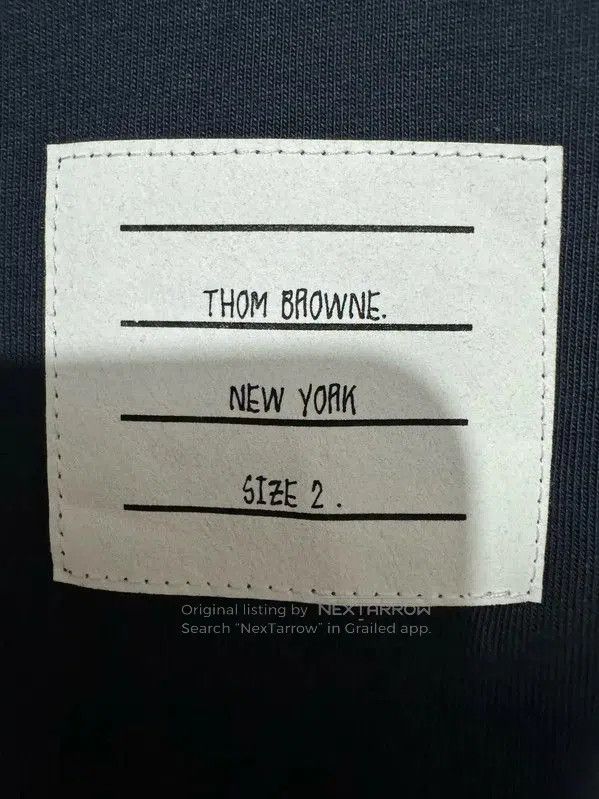 Thom Browne Thom Browne Blue Cotton Printed Sweatshirt . Size US M / EU 48-50 / 2 - 4 Thumbnail