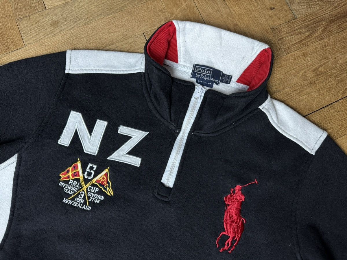 Polo Ralph Lauren Polo Ralph Lauren Ocean Challenge NZ 1/4 Zip Sweatshirt L Size US L / EU 52-54 / 3 - 3 Thumbnail