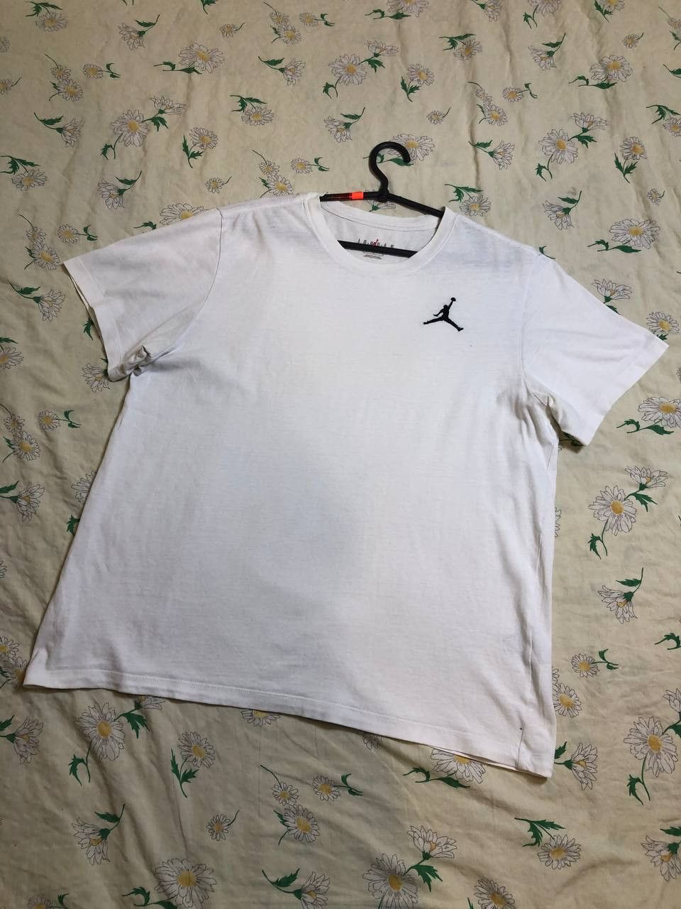 Nike Nike Air Jordan Men's White T-Shirt Black Small Jumpman Logo Size US L / EU 52-54 / 3 - 1 Thumbnail