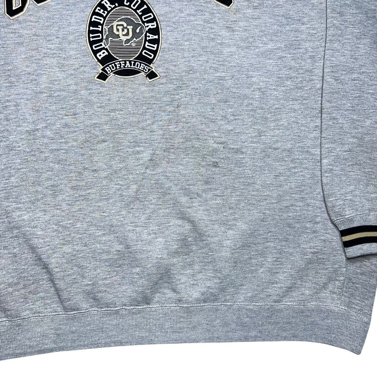 NCAA 90s NCAA Colorado Buffaloes Lee Sport Embroidered Sweatshirt Size US XXL / EU 58 / 5 - 22 Thumbnail