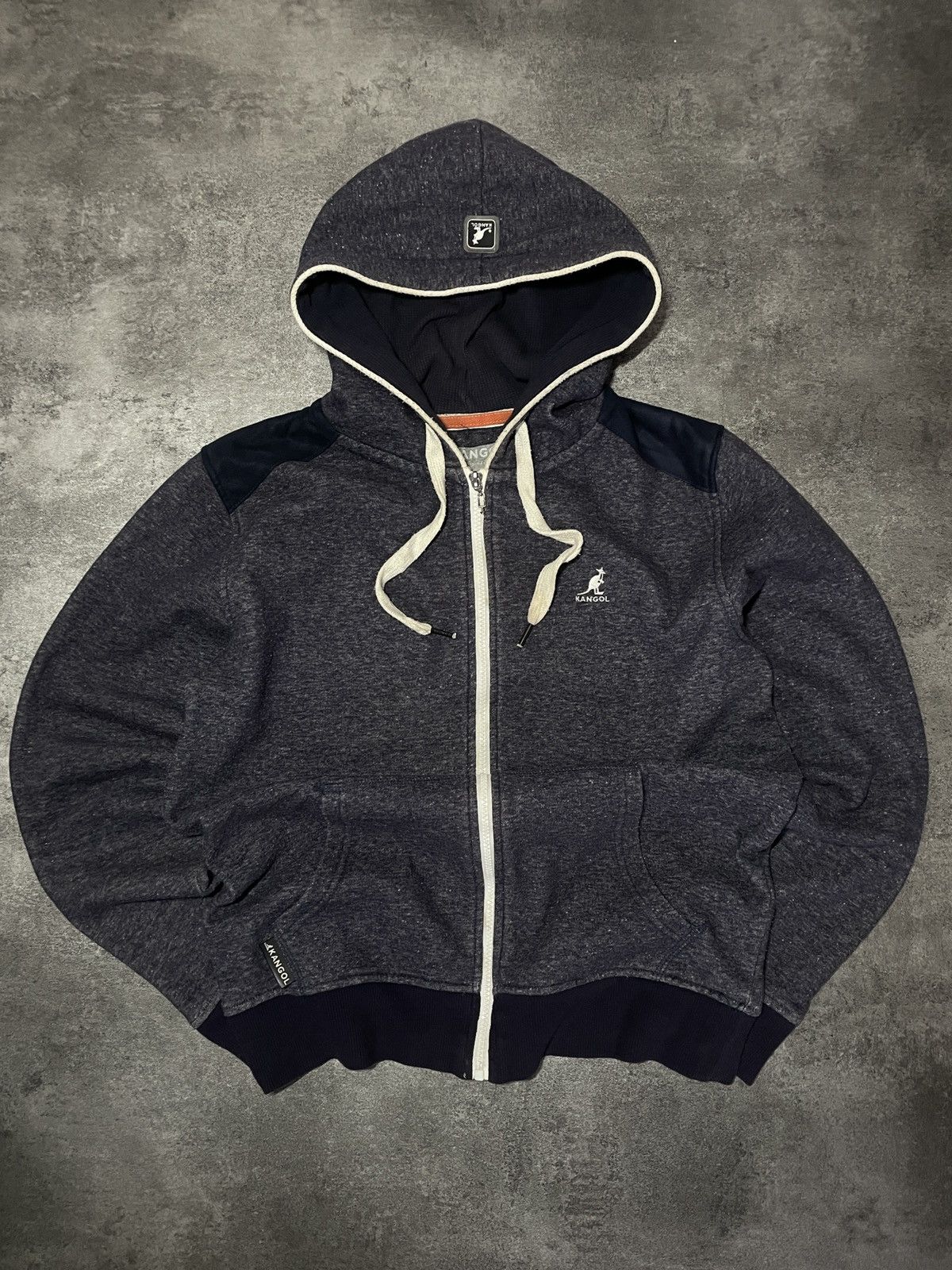 Kangol Kangol Hoodie Zip Vintage Y2K Mini Logo Rare Hype Size US S / EU 44-46 / 1 - 1 Thumbnail