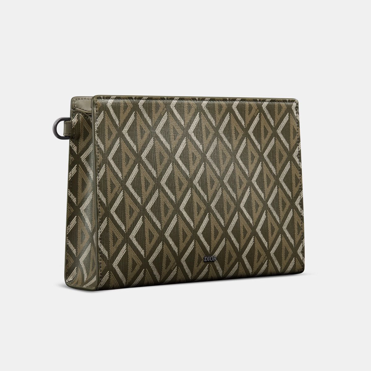 Dior o1bcso1str0126 Size:OS/A5 Triangle Pouch in Khaki Green Size ONE SIZE - 2 Thumbnail