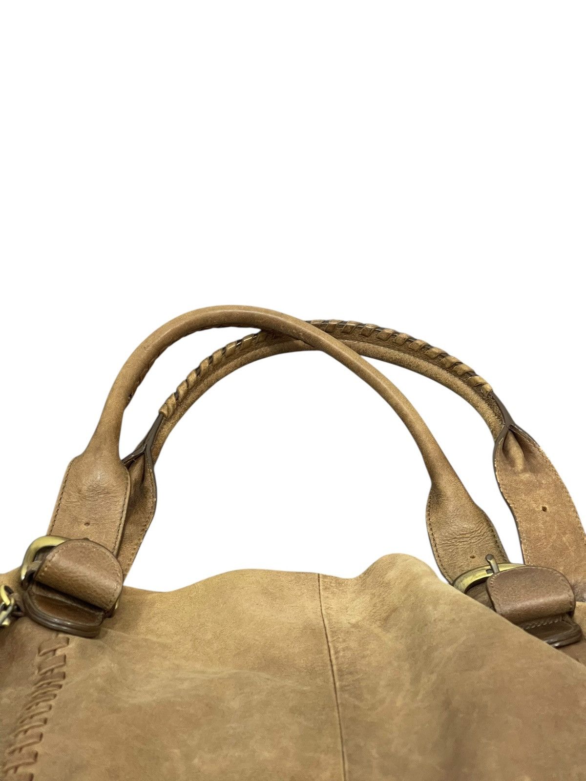 Leather Real Leather Patina Sazaby Japan Tote Shoulder Bag 9🟩 Size ONE SIZE - 11 Thumbnail
