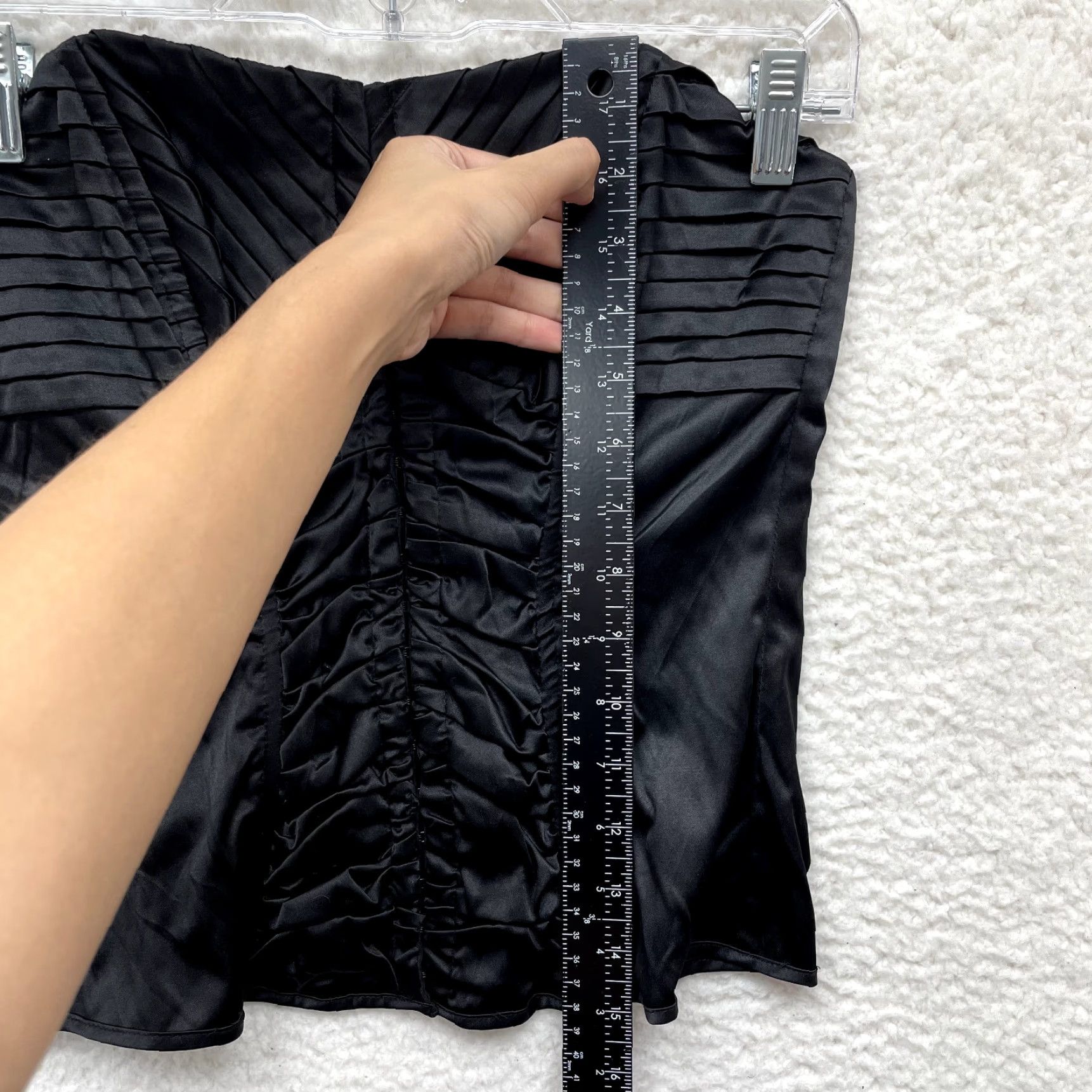 Vintage VINTAGE Y2K Corset Bustier Top Black Satin Small Goth Whimsigoth Boho Fairy Charlotte Russe Shirt Womens Size S / US 4 / IT 40 - 6 Thumbnail