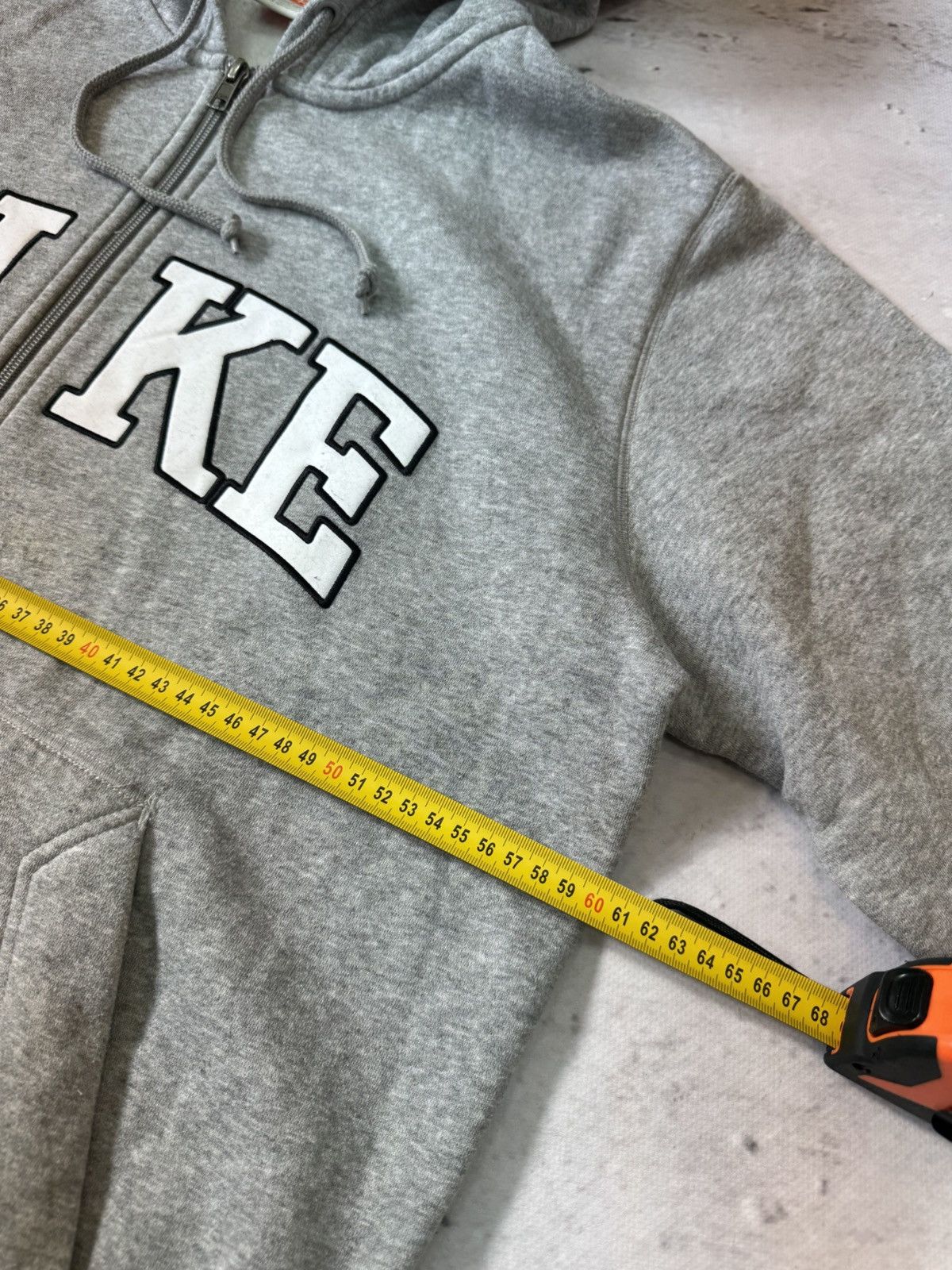 Nike × Vintage NIKE VINTAGE 00s y2k OVERSIZE BAGGY ZIP HOODIE CENTER LOGO Size US L / EU 52-54 / 3 - 9 Thumbnail