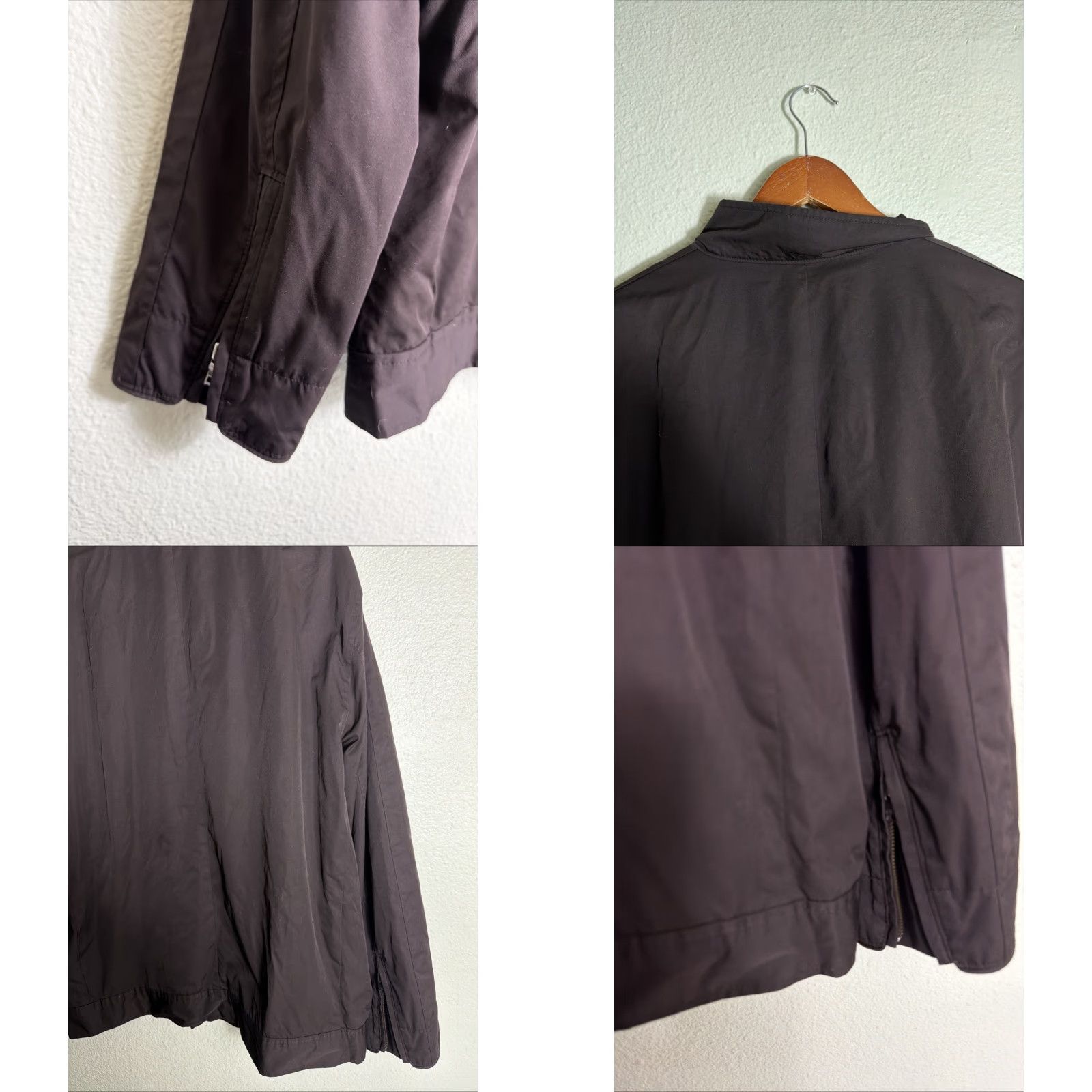 Gap VINTAGE Gap Bomber Jacket Nylon Polyester Lining Full Zip Mens XL Brown Size US XL / EU 56 / 4 - 10 Thumbnail