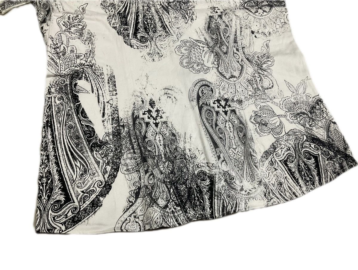 If Six Was Nine × Japanese Brand × Tornado Mart 🔥Sick Y2K Tornado Mart Shirt Psychedelic Paisley Size US L / EU 52-54 / 3 - 10 Thumbnail