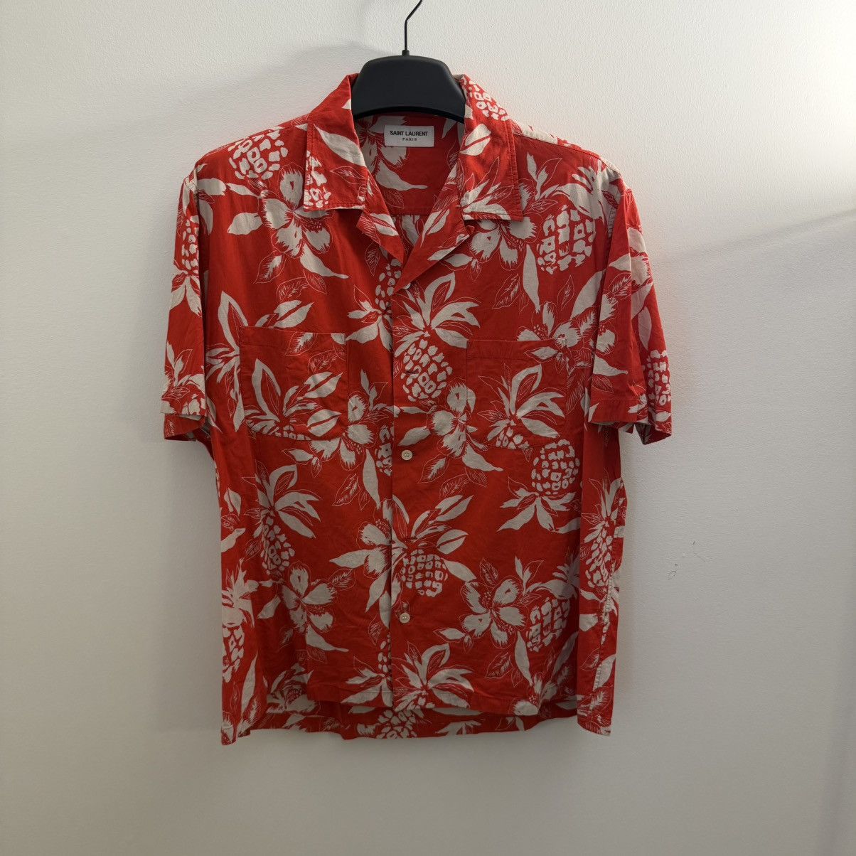 Saint Laurent Paris SS16 Viscose Floral Shirt Size US L / EU 52-54 / 3 - 1 Thumbnail