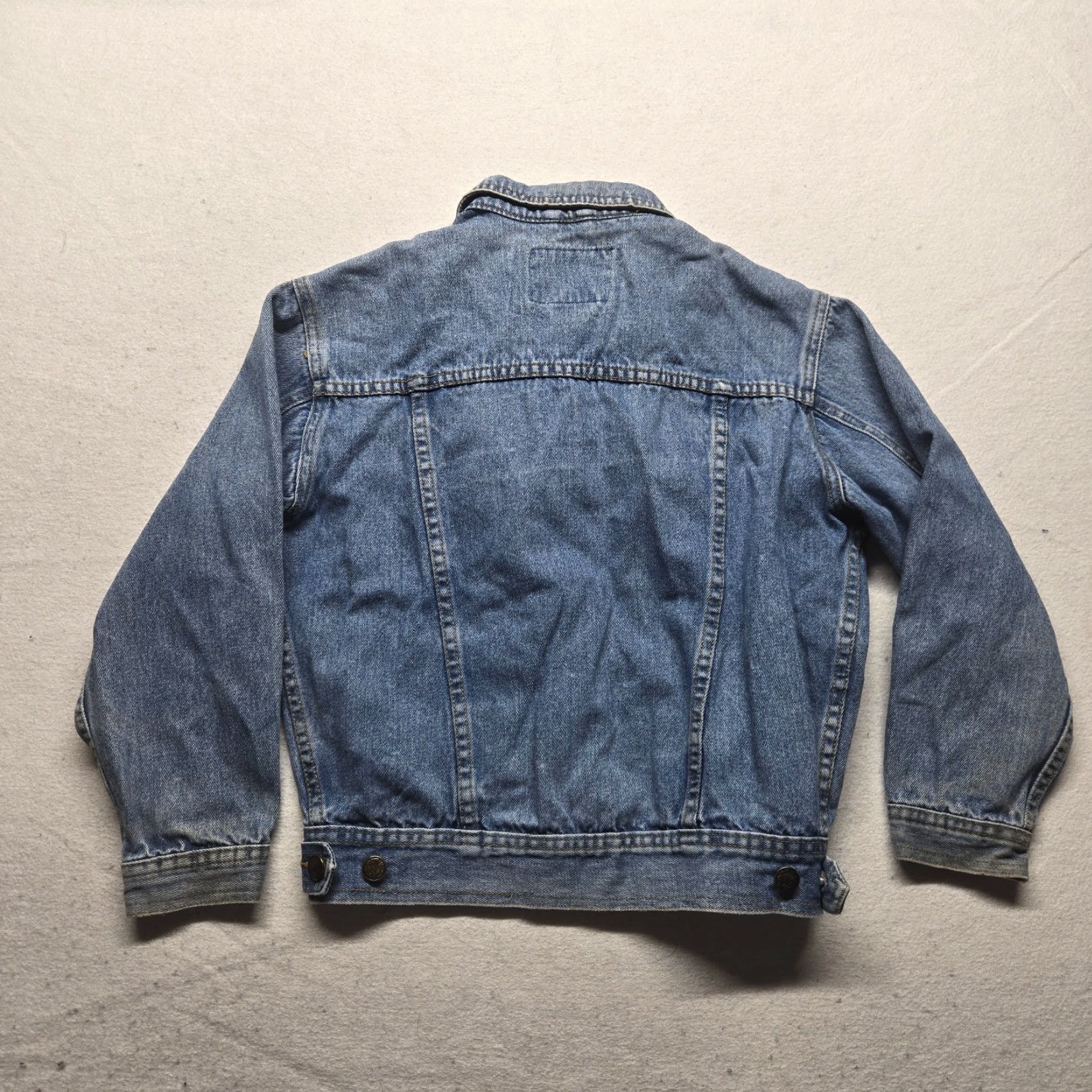 Denime VINTAGE Repage Denim Jean Jacket Crop Long Sleeve Adult Women's Size L Large Size L / US 10 / IT 46 - 8 Thumbnail