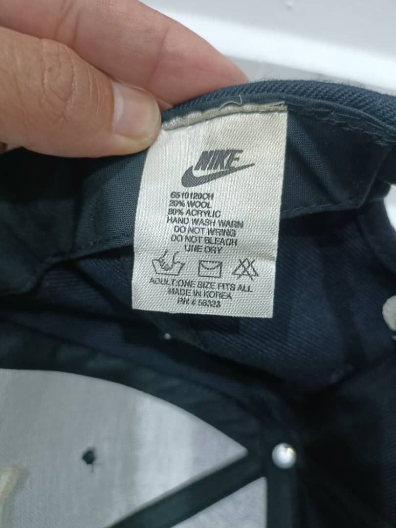 Nike Vintage Nike Swoosh Emboidered Wool Snapback Hat Cap Size ONE SIZE - 7 Thumbnail