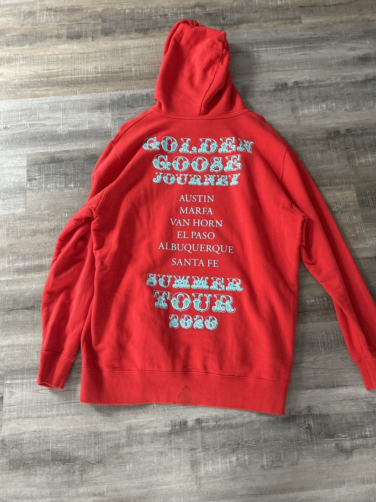 Golden Goose Golden Goose World Tour Hoodie Size US L / EU 52-54 / 3 - 2 Thumbnail