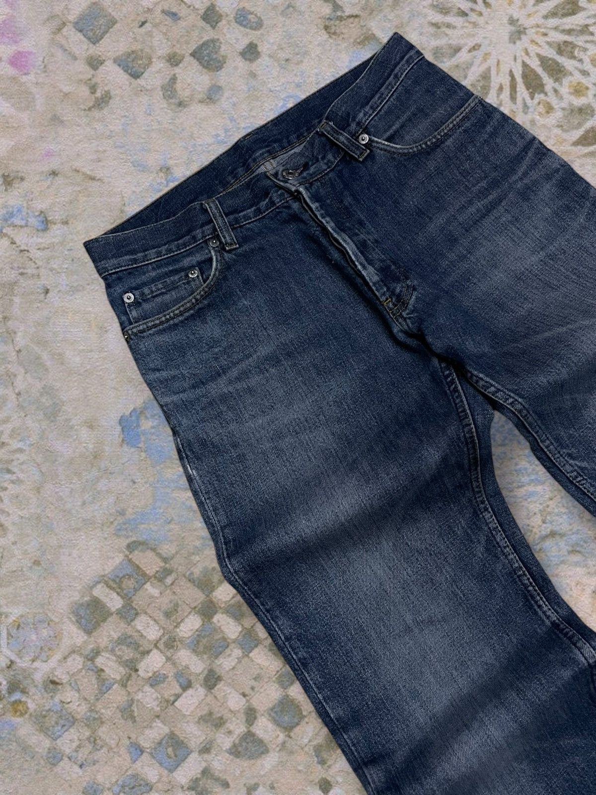 Helmut Lang Vintage Authentic Designer Helmut Lang 1998 Distressed Denim Size US 30 / EU 46 - 7 Thumbnail