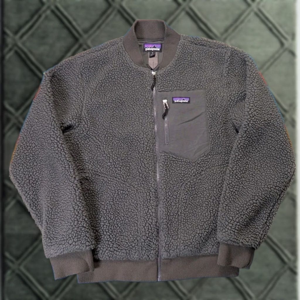 Patagonia Patagonia Retro X Jacket Bomber Full Zip Lined Fleece Grey Small Mens Size US S / EU 44-46 / 1 - 1 Thumbnail