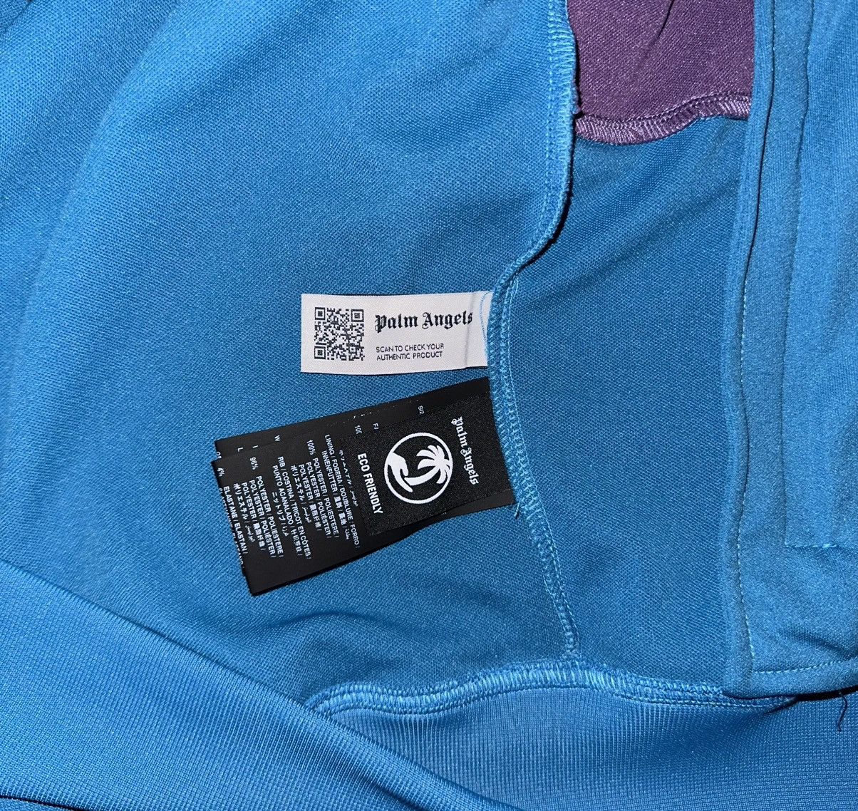 Palm Angels Palm Angels Colorblock Track Jacket Teal / Purple - Size M Size US M / EU 48-50 / 2 - 7 Thumbnail