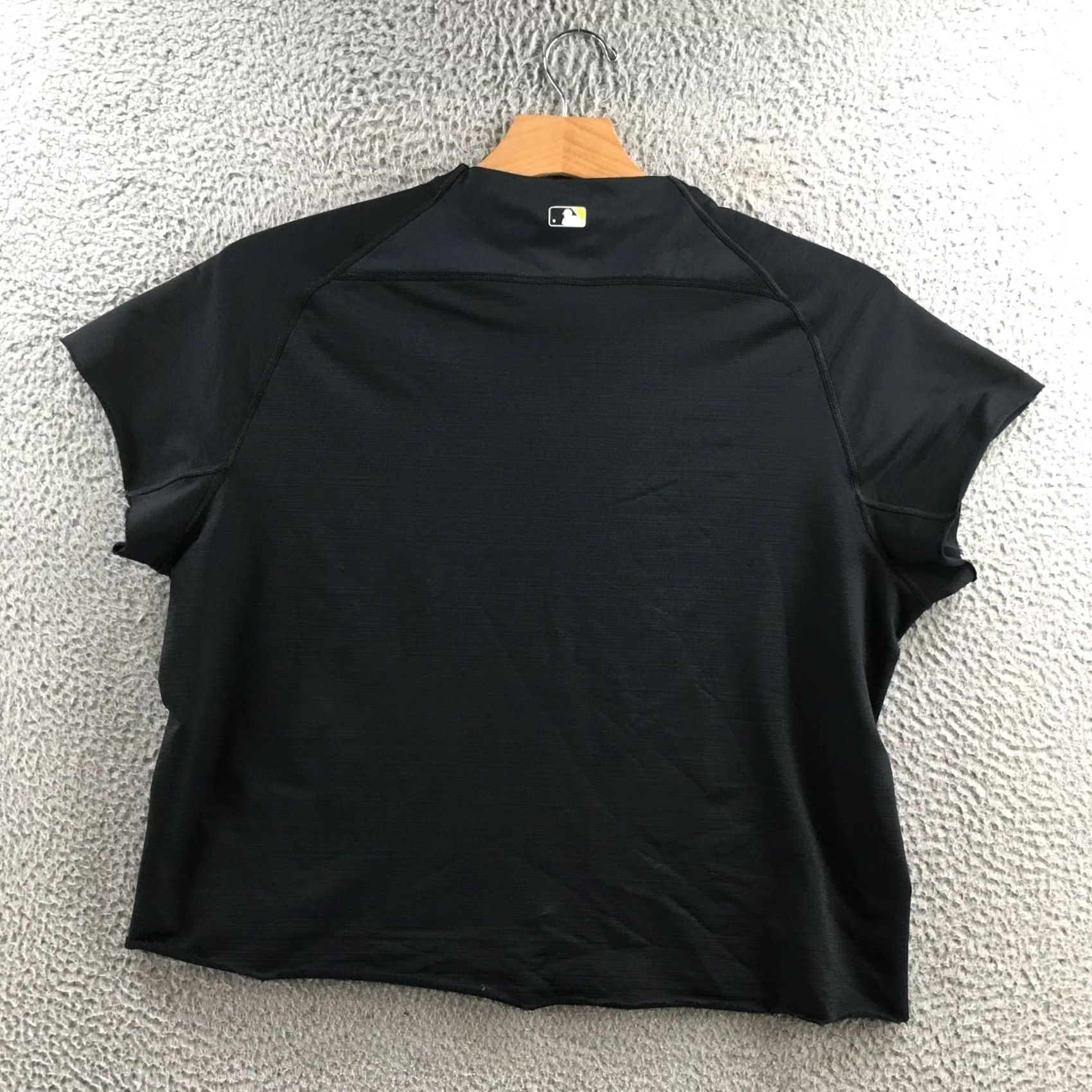Nike Nike MLB Pittsburgh Pirates Tops Womens XXL Black DriFit Cropped Athletic TShirt Size XXL / US 16-18 / IT 52-54 - 2 Thumbnail