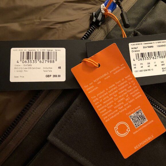 Hugo Boss Hugo boss men's new polyester vest size: 36R Size 36R - 11 Thumbnail