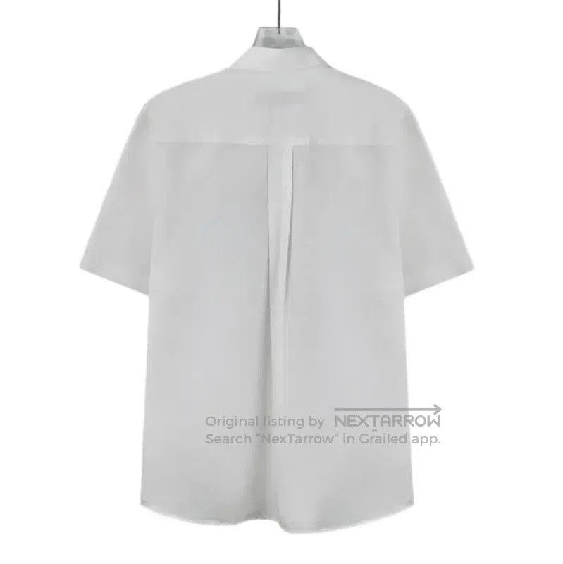 Givenchy Givenchy White Cotton Short Sleeve Shirt . Size XXS / US 00 / IT 34 - 2 Thumbnail