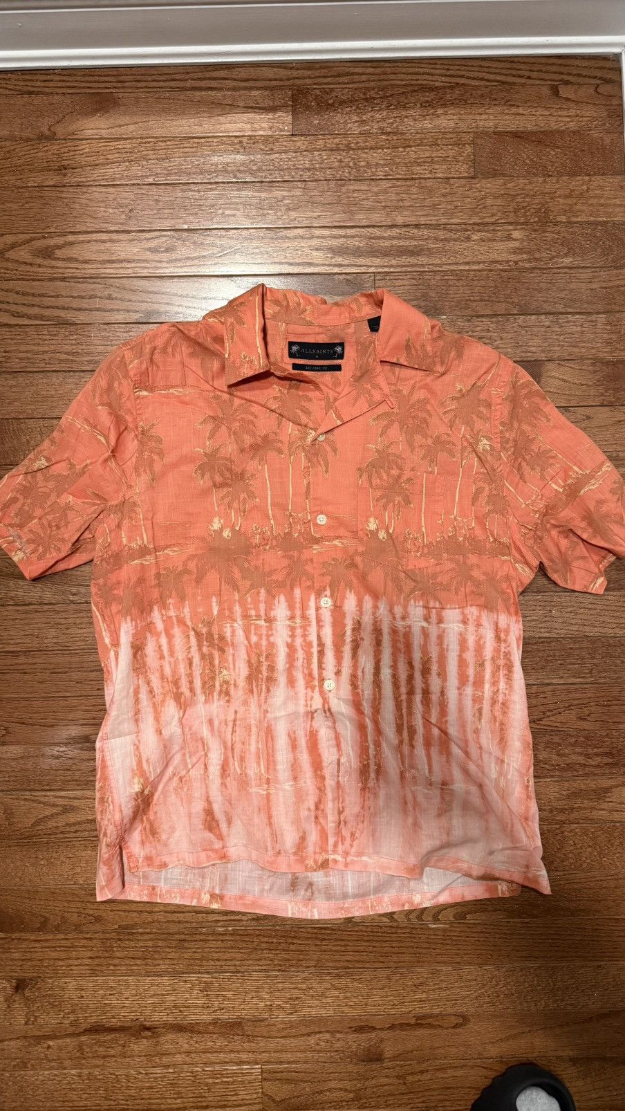 Allsaints All Saints Hawaiian Palm Tree Camp Shirt - Medium Size US M / EU 48-50 / 2 - 1 Thumbnail
