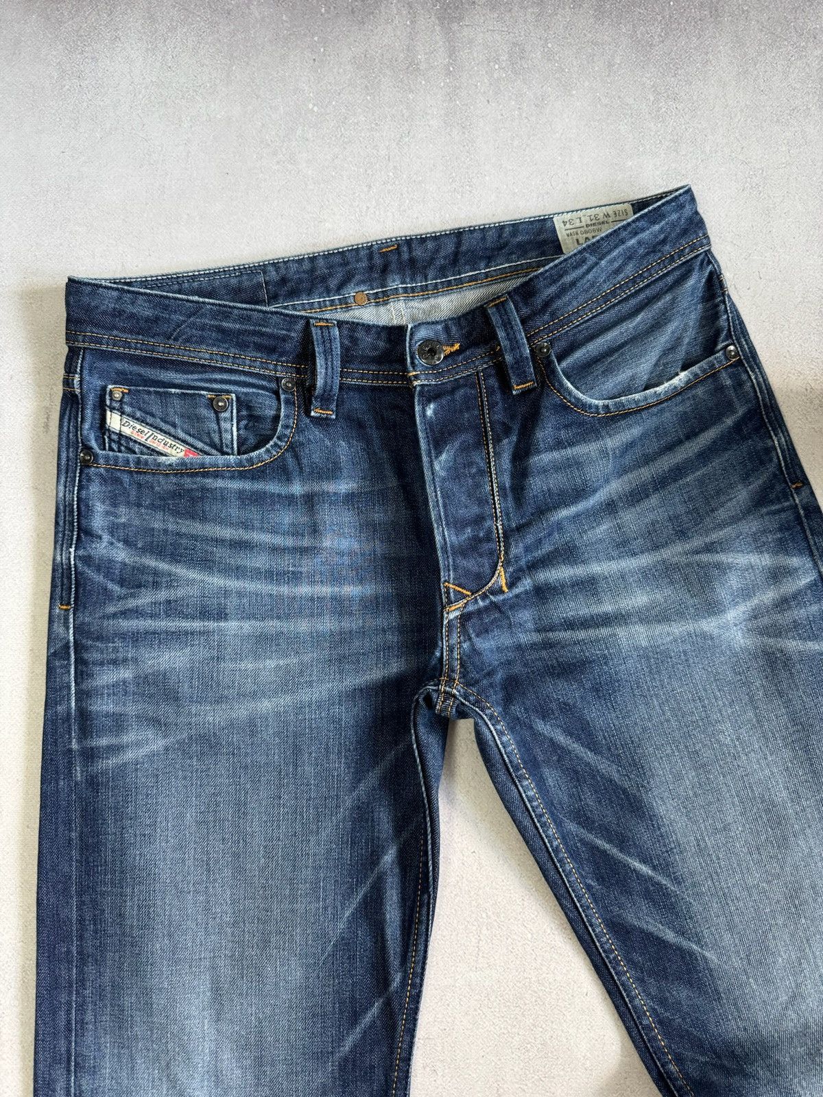 Diesel Diesel Big Logo Denim Pants Jeans Vintage 90s Japanese Y2K Size US 32 / EU 48 - 8 Thumbnail