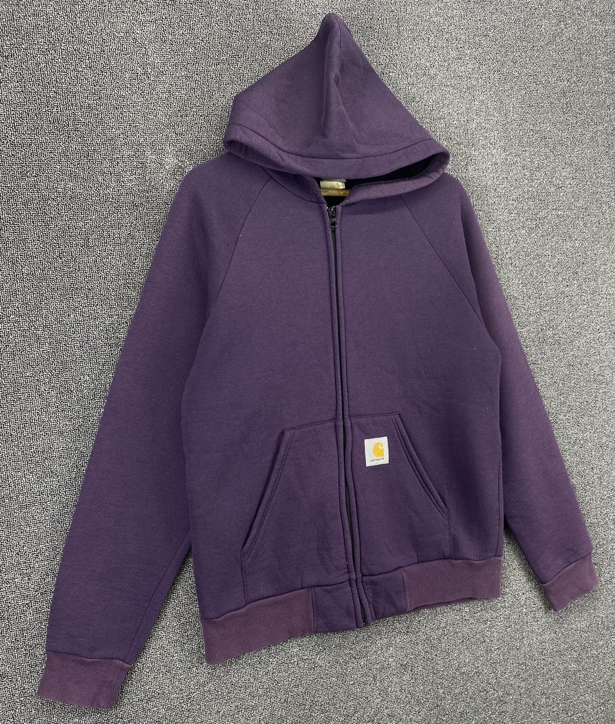 Carhartt Vintage Carhartt Zip Up Hoodie Jacket Size L / US 10 / IT 46 - 2 Thumbnail