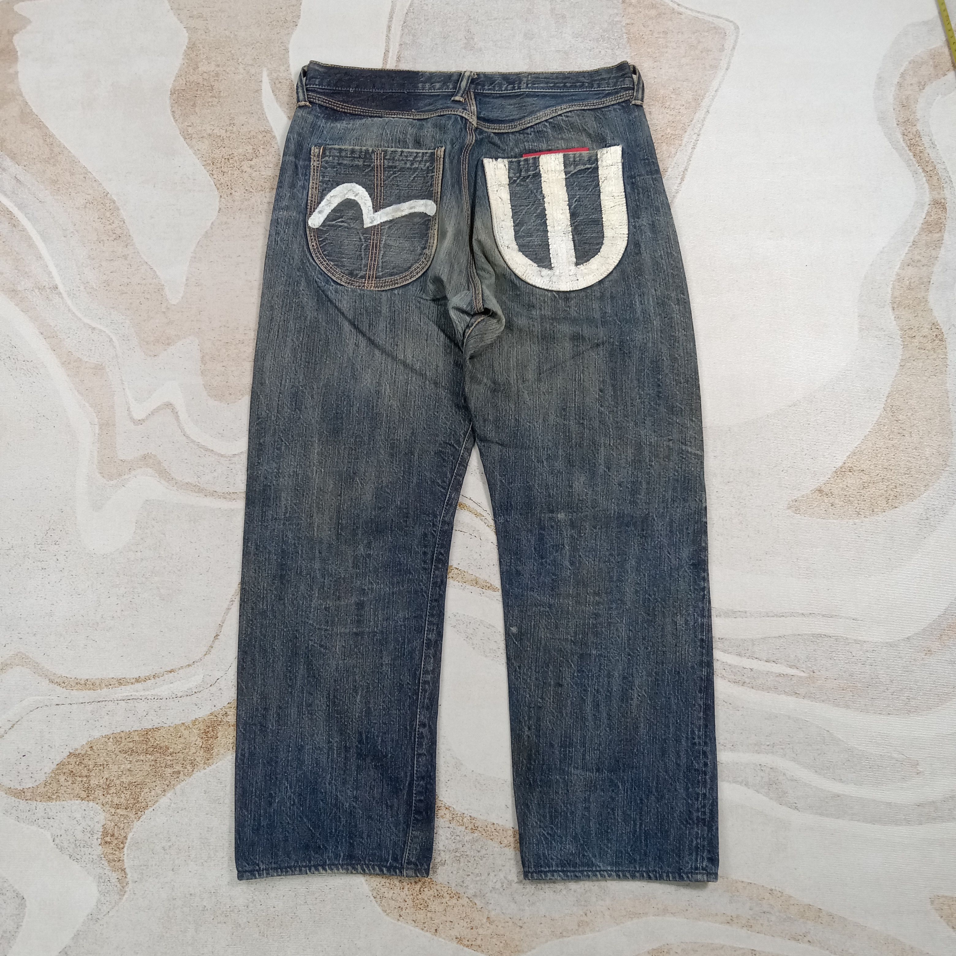 Evisu Evisu Japanese Selvedge Daicock Custom Denim Jeans C272N30 Size US 33 - 6 Thumbnail