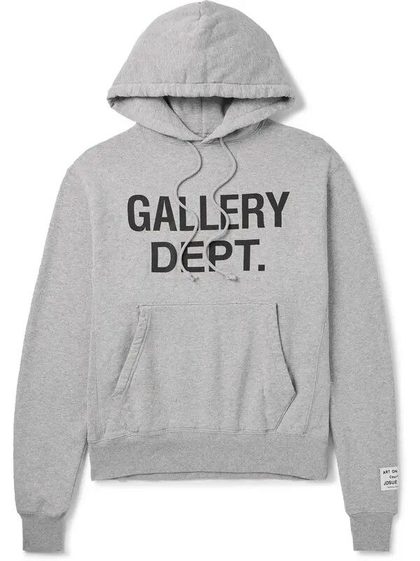 Gallery Dept. o1mle0226 Center Logo Hoodie In Gray Size US S / EU 44-46 / 1 - 1 Thumbnail