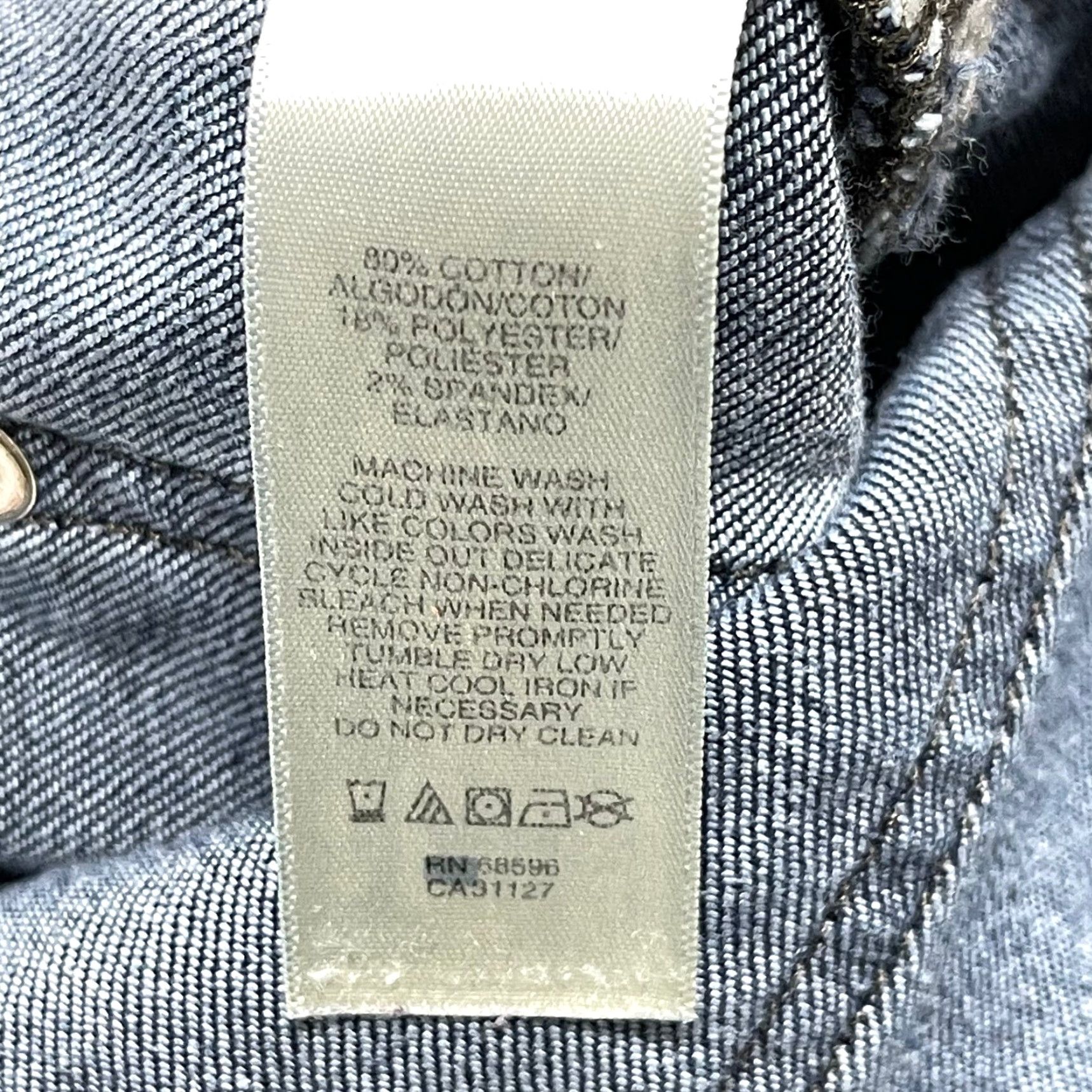 DKNY DKNY Jeans Womens Size 8 Dark Blue Denim Mid Rise Minimalist Capsule Size 30" / US 8 / IT 44 - 4 Thumbnail