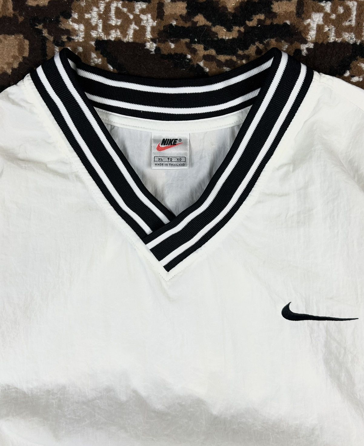 Nike × Vintage Vintage 90's Nike Nylon Jacket Archive Jersey Y2k Size US XL / EU 56 / 4 - 7 Thumbnail