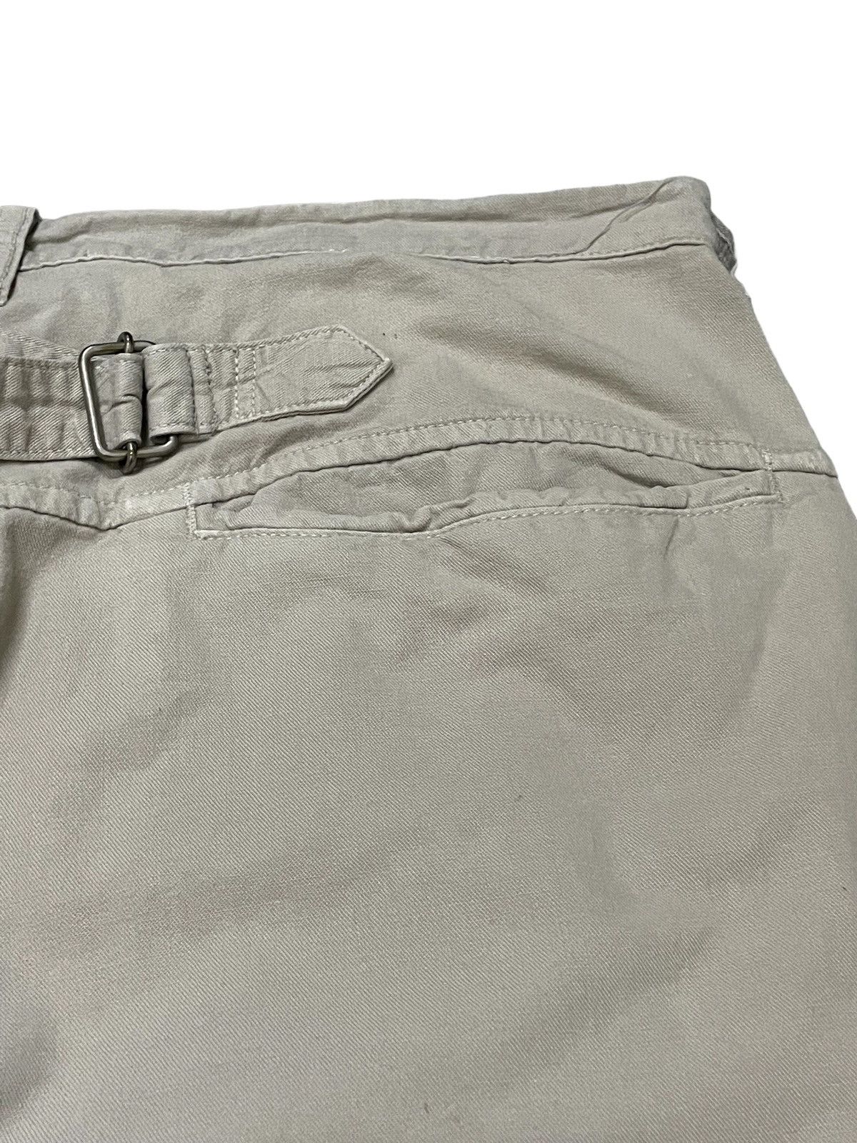 Margaret Howell × Vintage Margaret Howell London 50s Reissue Army Buckle Belt Pants Size US 30 / EU 46 - 11 Thumbnail
