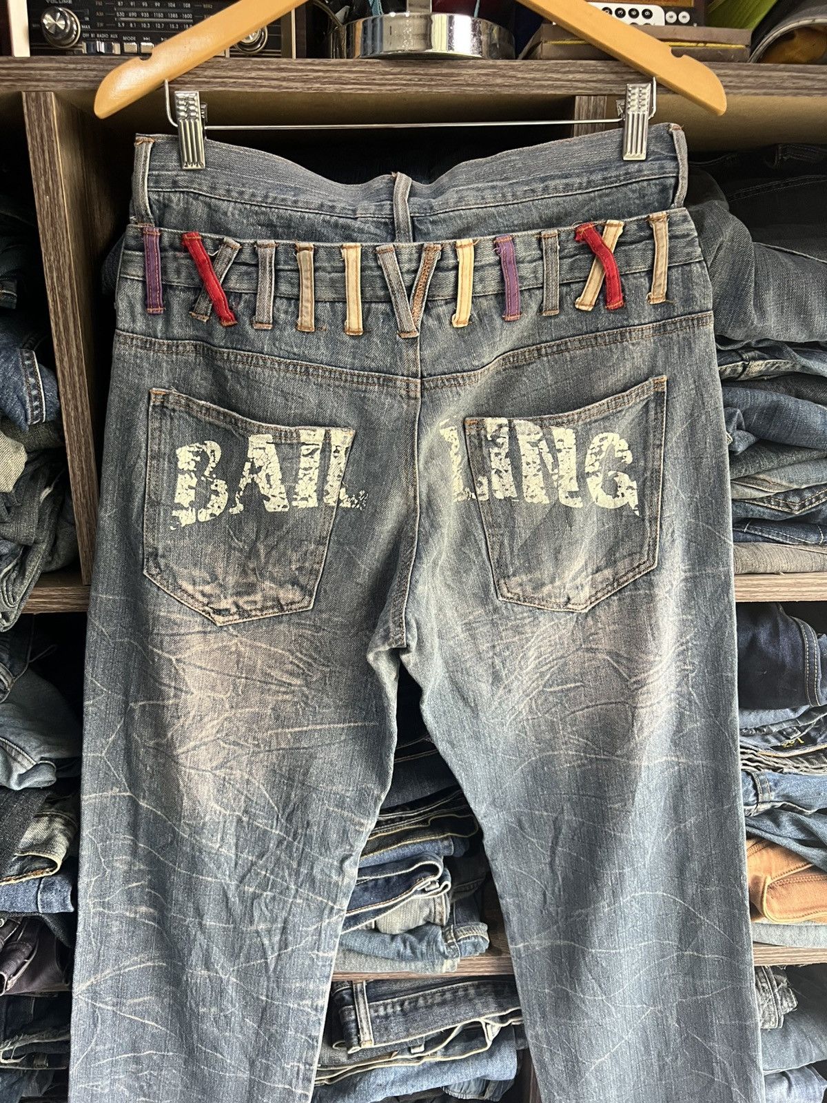 If Six Was Nine 🔥Nylaus Double Waist Hysteric Inspired Flared Denim Size US 32 / EU 48 - 13 Thumbnail