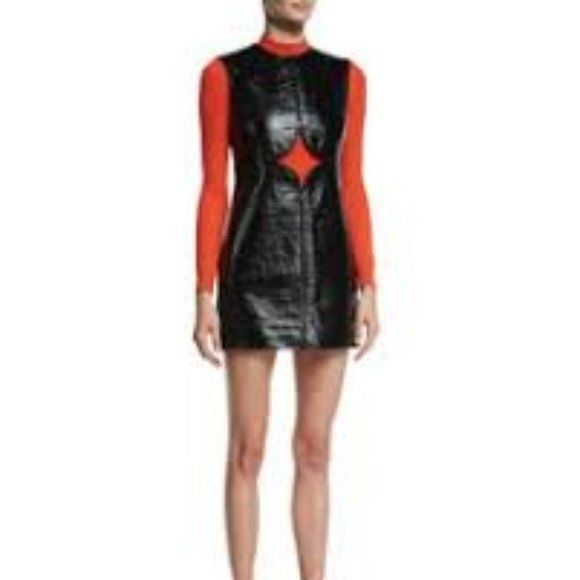 Courreges Courreges Cutout Vinyl Shift Dress Size L / US 10 / IT 46 - 13 Thumbnail