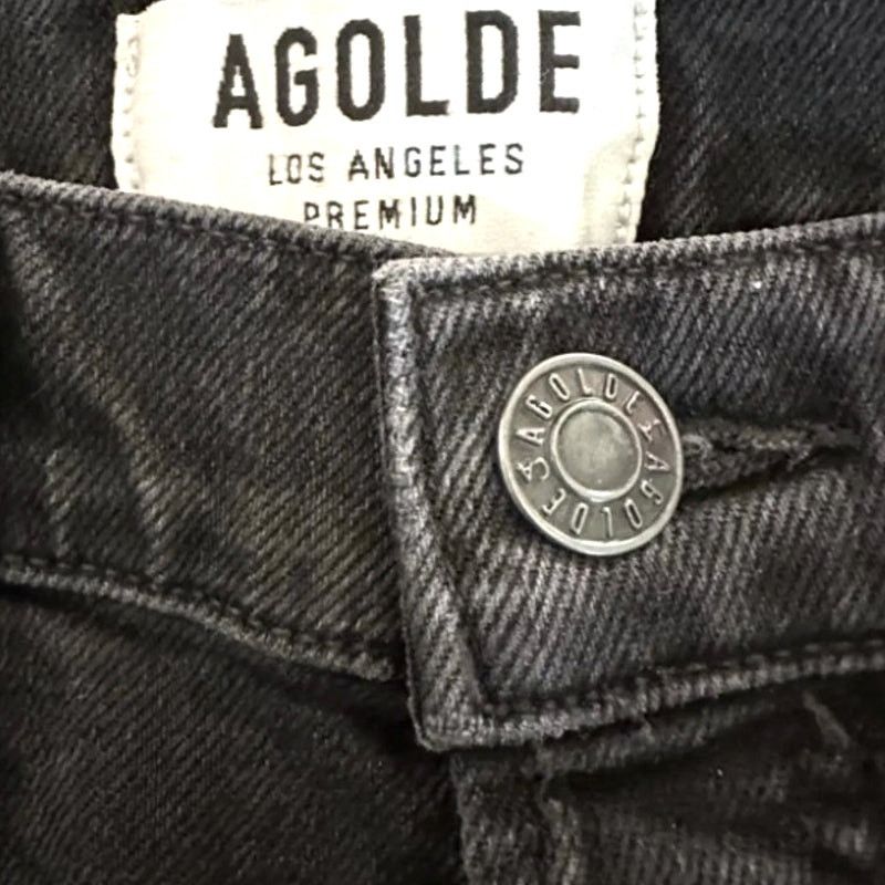 Agolde Agolde High-Rise Jeans in Gray | Size 28 Size 28" / US 6 / IT 42 - 5 Thumbnail