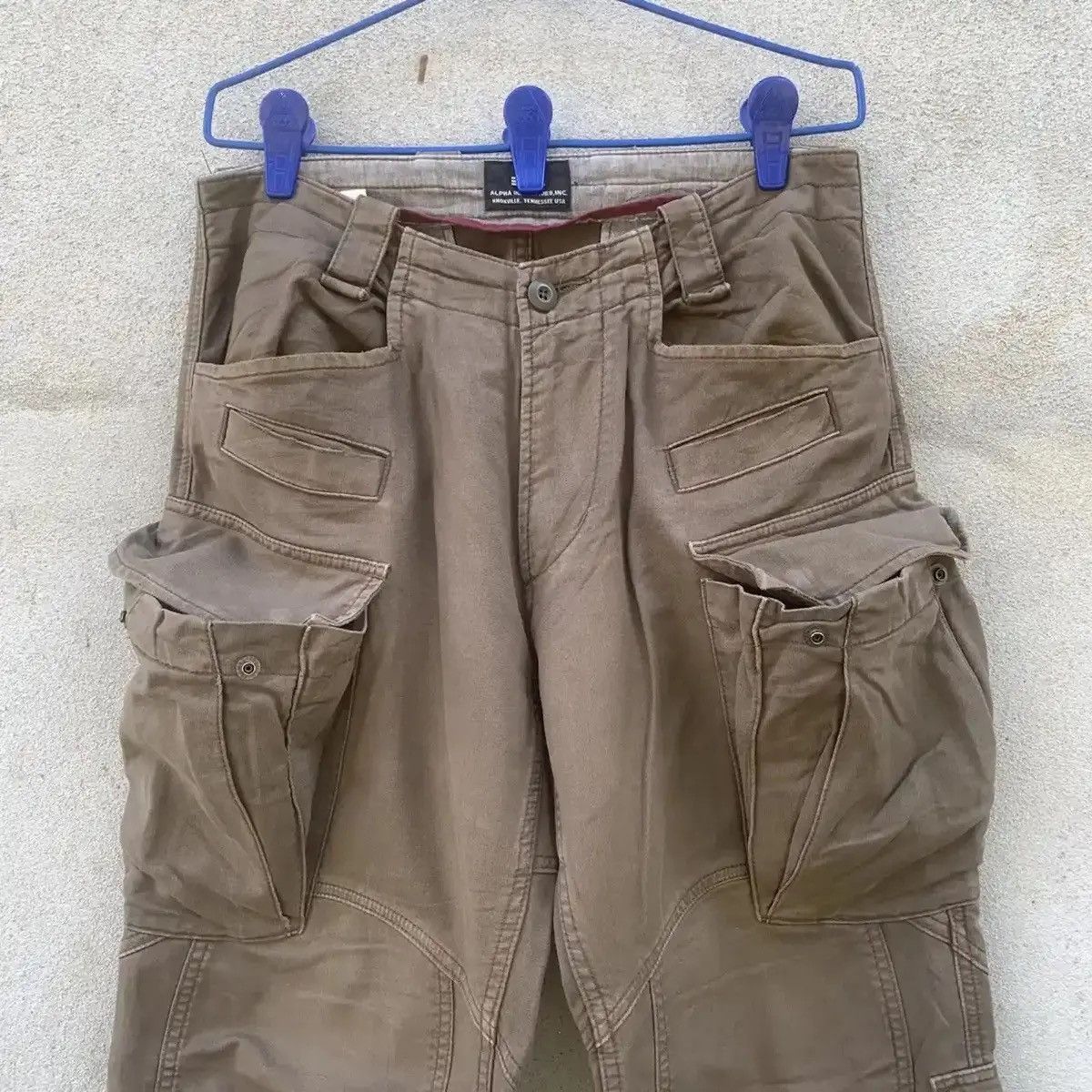 Japanese Brand 🔥 STEALS ‼️PARACHUTTE CARGO DOUBLE KNEE RARE TACTICAL PANTS Size US 30 / EU 46 - 4 Thumbnail