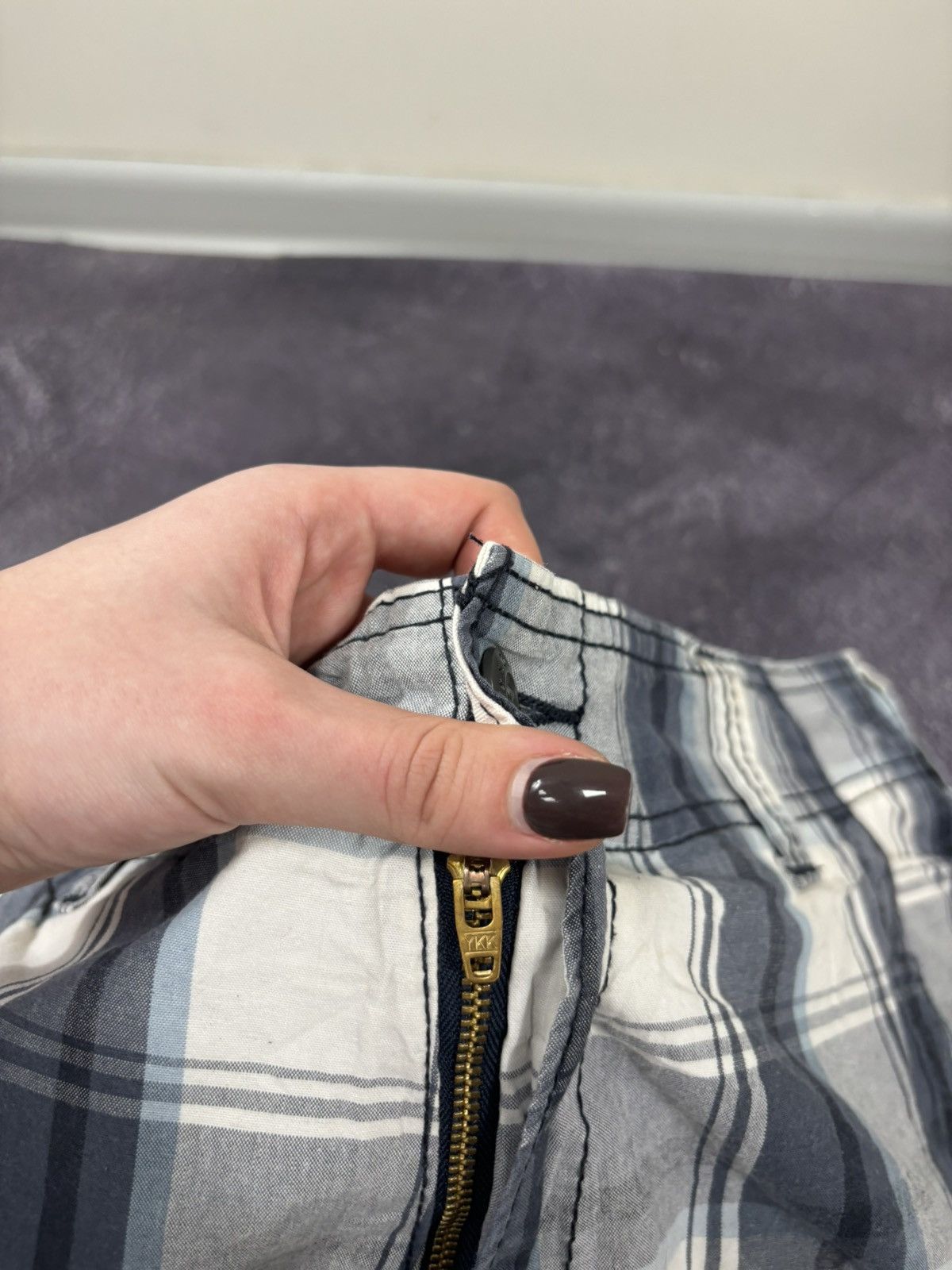 Levi's Vintage Levi’s Signature USA Check Dad Hype Cargo Shorts Size US 34 / EU 50 - 15 Thumbnail