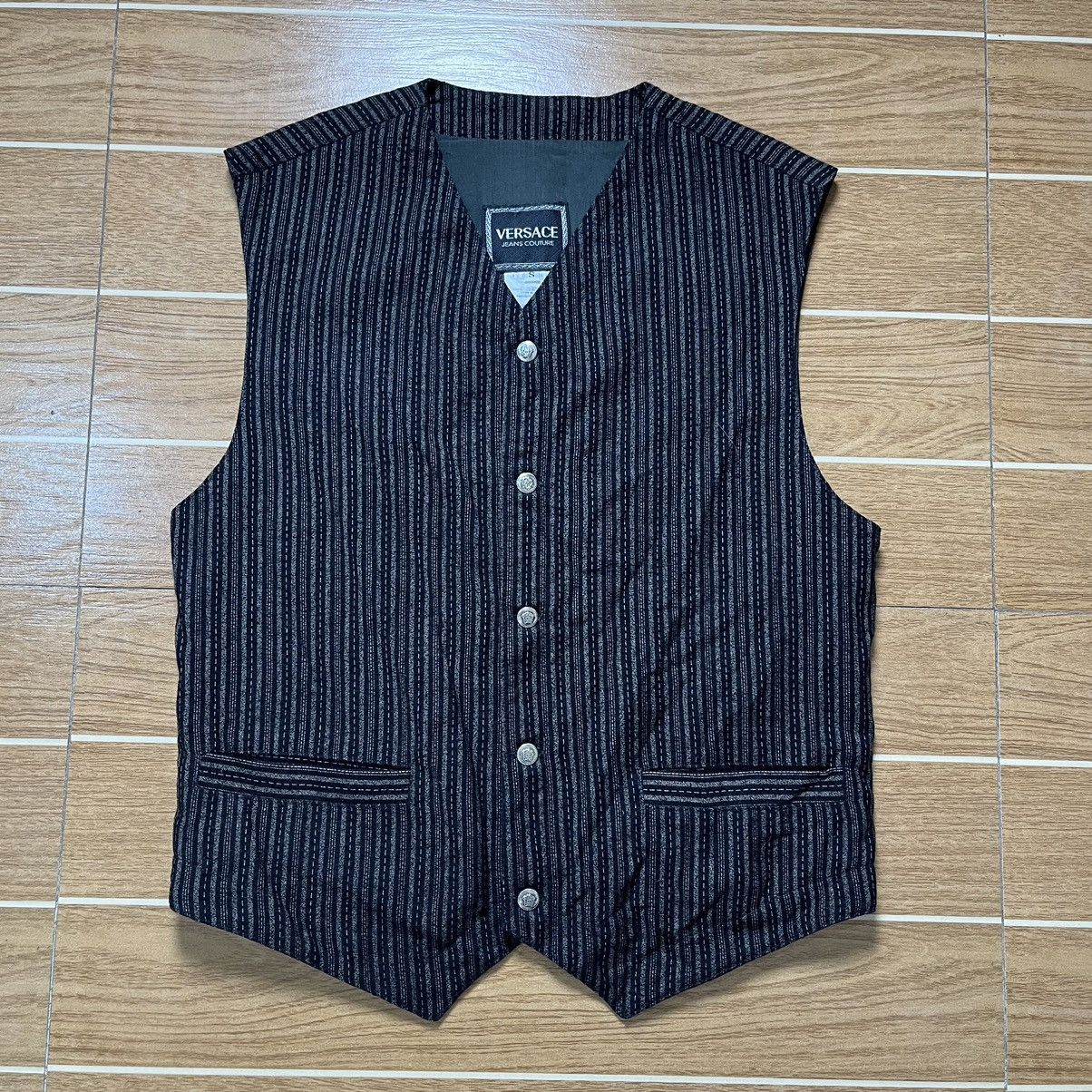 Versace Jeans Couture Vintage Versace Jeans Couture Vest Size US S / EU 44-46 / 1 - 1 Thumbnail