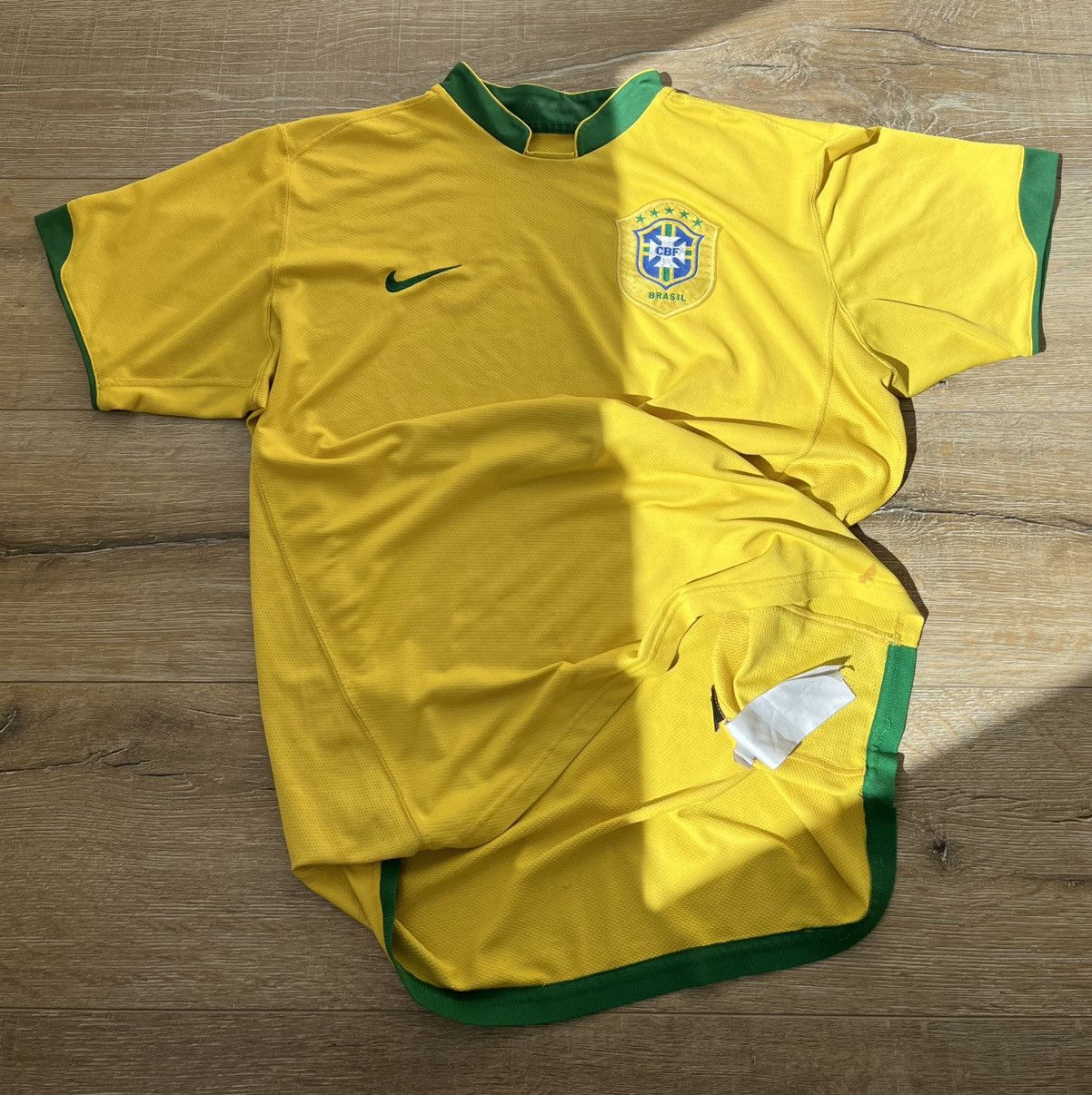 Nike VINTAGE NIKE BRASIL 2006 JERSEY Y2K Size US L / EU 52-54 / 3 - 8 Thumbnail