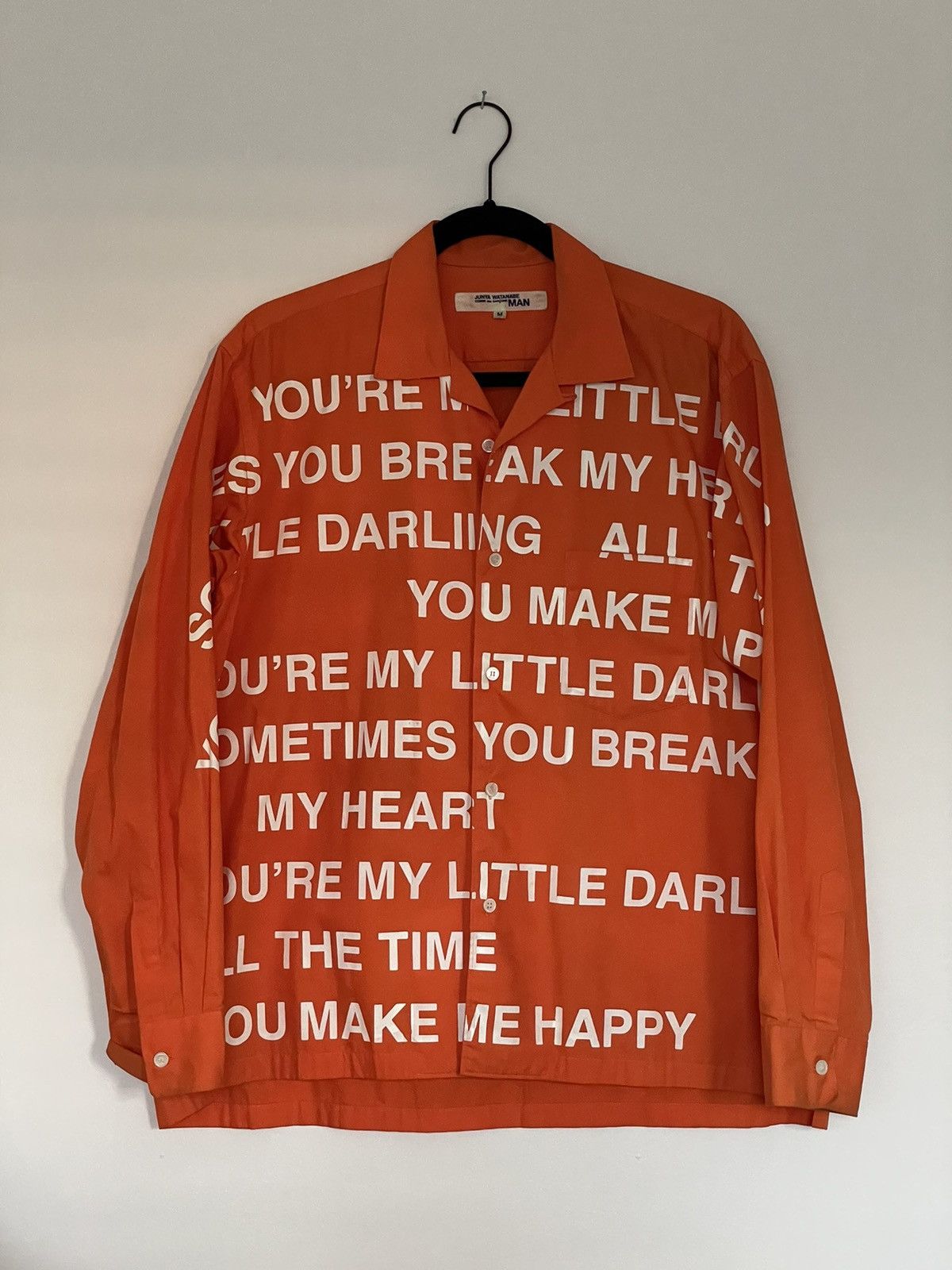 Junya Watanabe Junya Watanabe Poem Shirt AD2001 Size Medium | Grailed