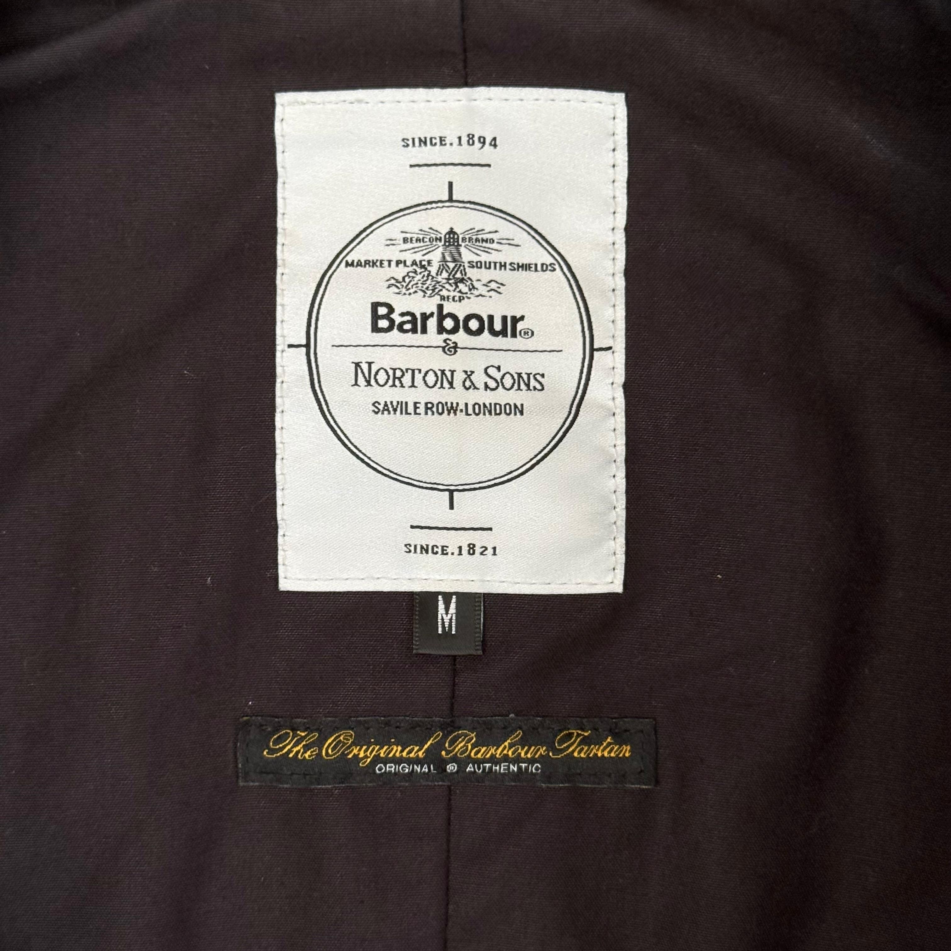 Barbour RARE Barbour x Norton & Sons Savile Row Quilted Blazer Navy Size US M / EU 48-50 / 2 - 3 Thumbnail