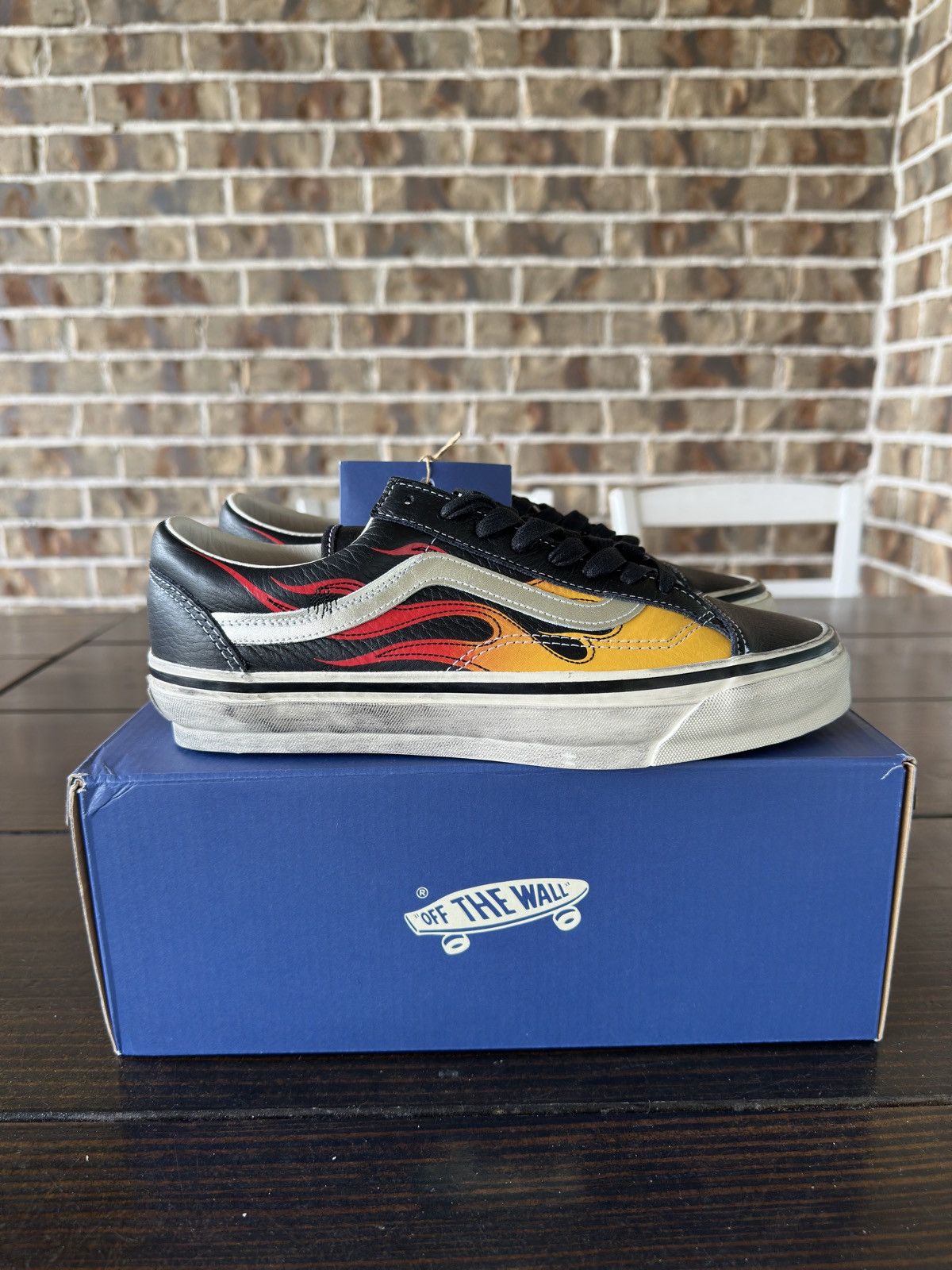 Vans Vans Old Skool Archive Flame Pack Black Size US 12 / EU 45 - 3 Thumbnail