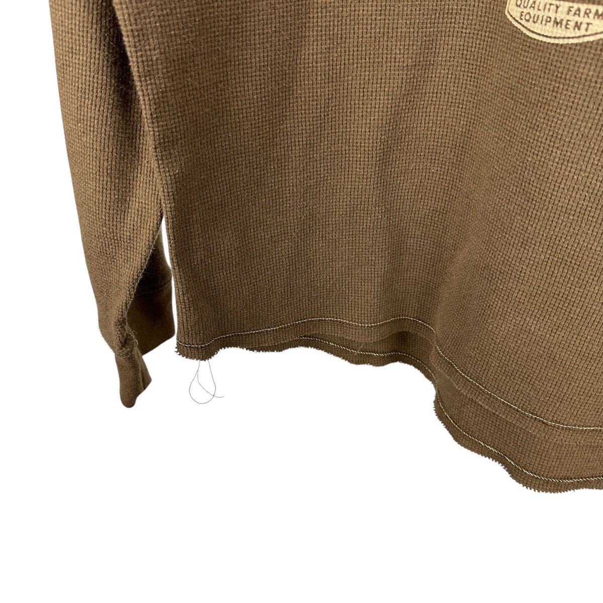 John Deere Mens Y2K John Deere Tractors Waffle Knit Thermal Shirt Size US L / EU 52-54 / 3 - 4 Thumbnail