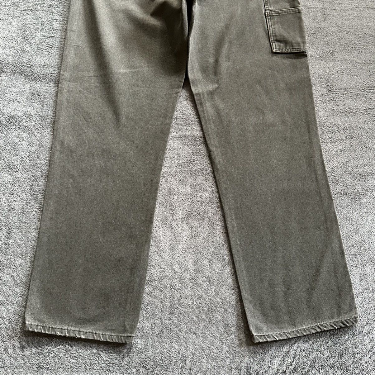 Carhartt × Dickies (36x33) Crazy Vintage Y2K Faded Dickies Carpenter Pants Moss Size US 36 / EU 52 - 18 Thumbnail