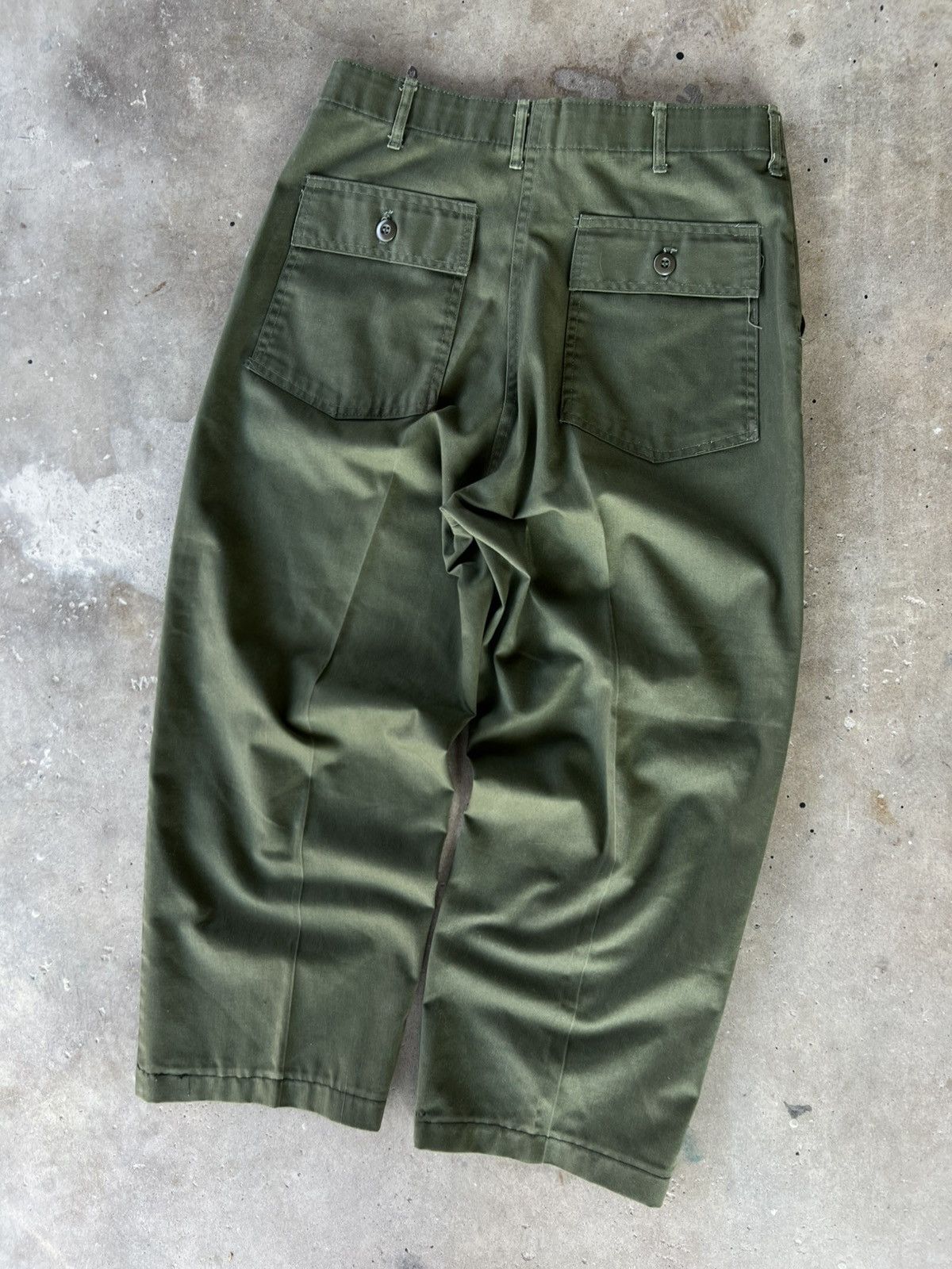 Levi's Vintage Clothing Vintage OG 507’s Military Green Pants Size US 32 / EU 48 - 3 Thumbnail
