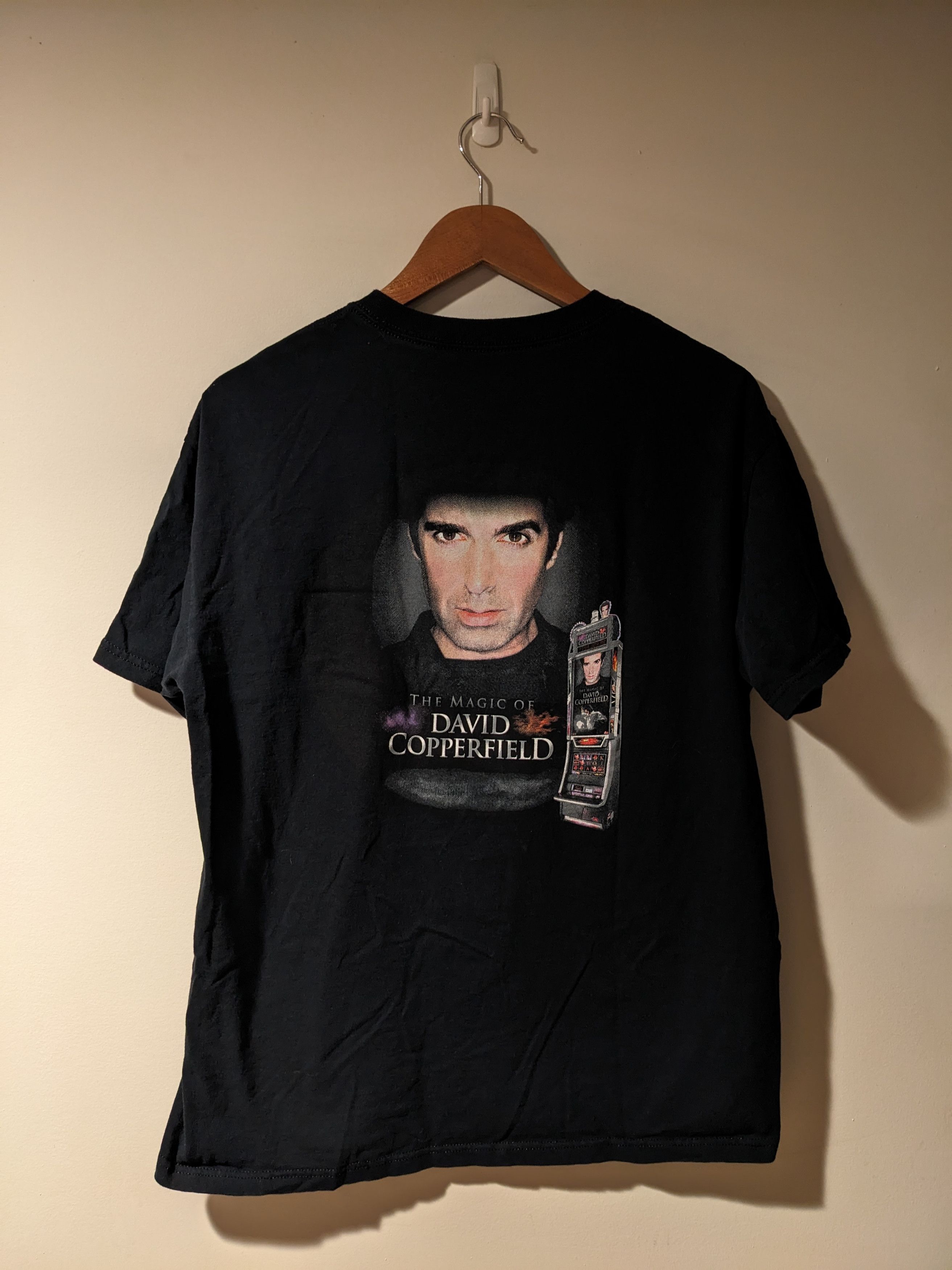Hanes × Vintage The Magic of David Copperfield Black Large T-Shirt Size US L / EU 52-54 / 3 - 1 Thumbnail
