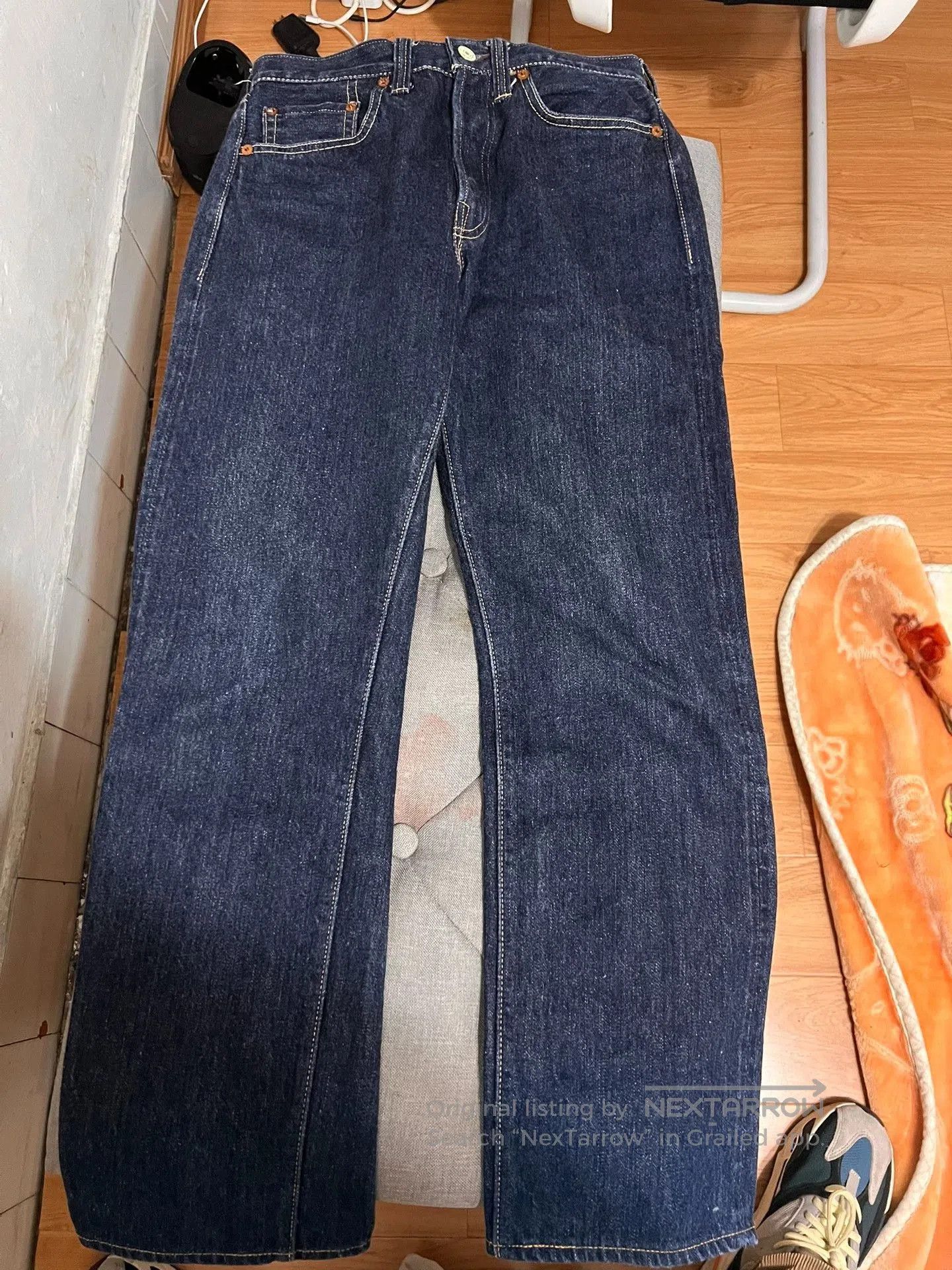 Freewheelers FREEWHEELERS 601XX 1951 Raw Denim Jeans 28. Size US 28 / EU 44 - 2 Thumbnail