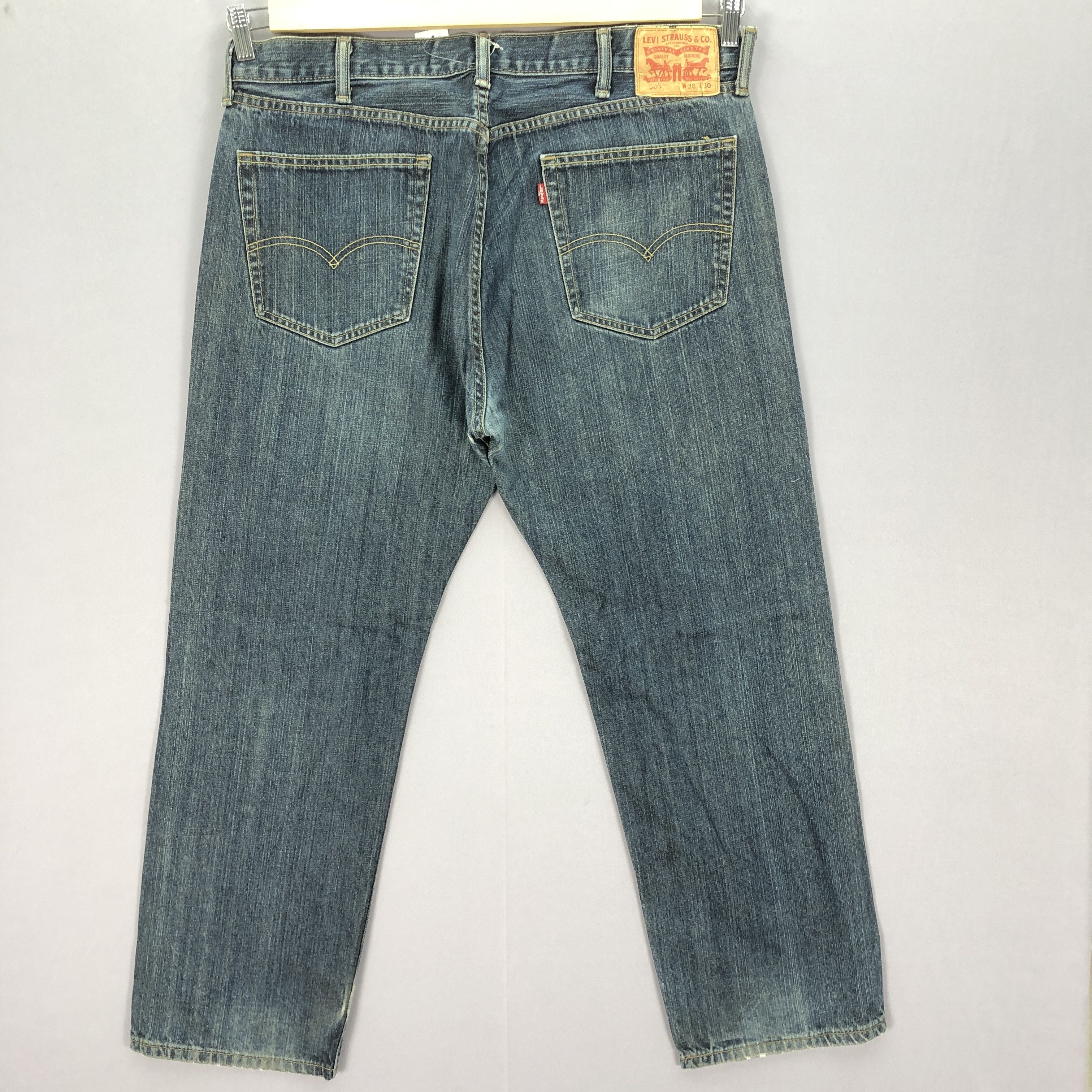 Levi's Vintage Y2K Levis 505 Faded Jeans Levi's Light Wash Denim Size US 36 / EU 52 - 2 Thumbnail