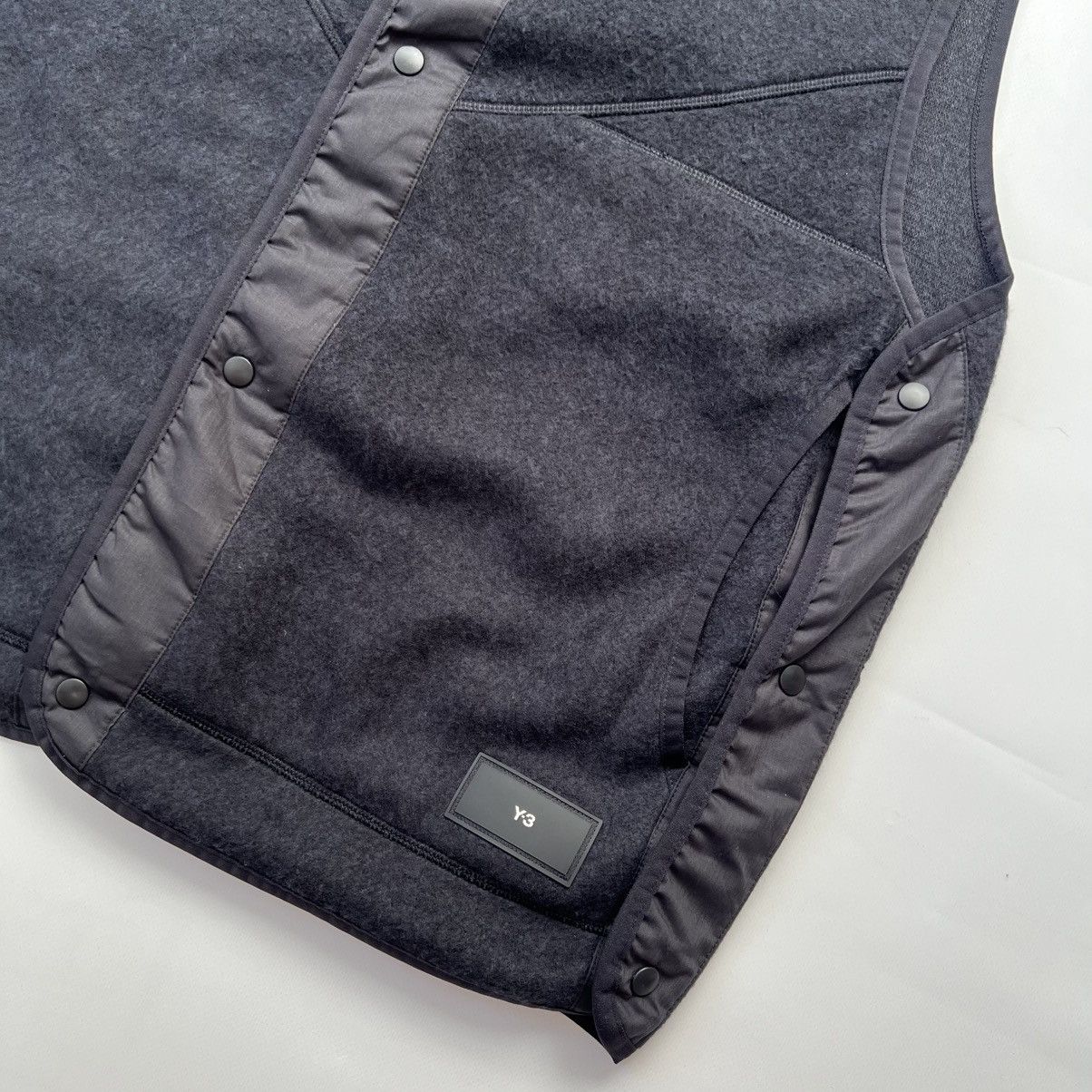 Y-3 Adidas x Yohji Yamamoto wool fleece vest Size US M / EU 48-50 / 2 - 2 Thumbnail