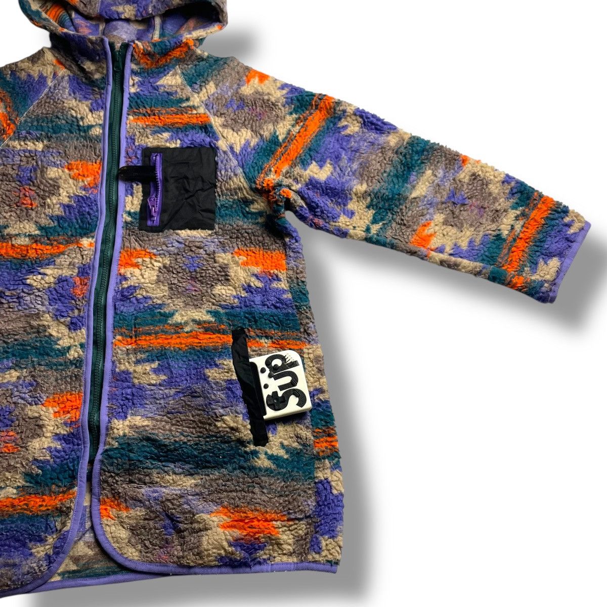Kapital 🇯🇵 TITICACA COLOURFUL NATIVE FLEECE JACKET Size US L / EU 52-54 / 3 - 5 Thumbnail