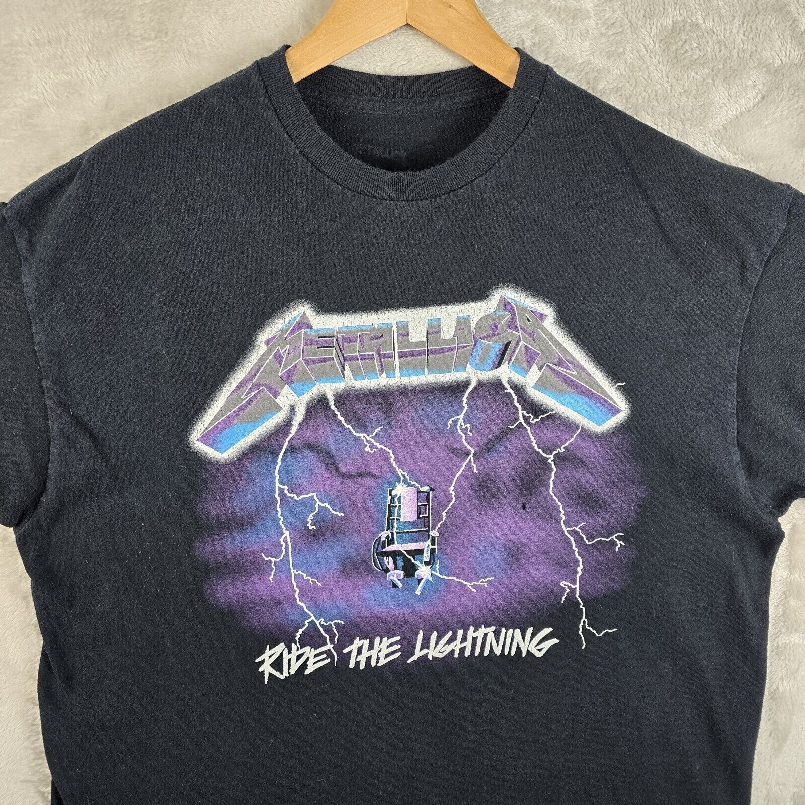 Metallica Metallica Ride The Lightning T-Shirt Men's XL Heavy Metal Size US XL / EU 56 / 4 - 3 Thumbnail