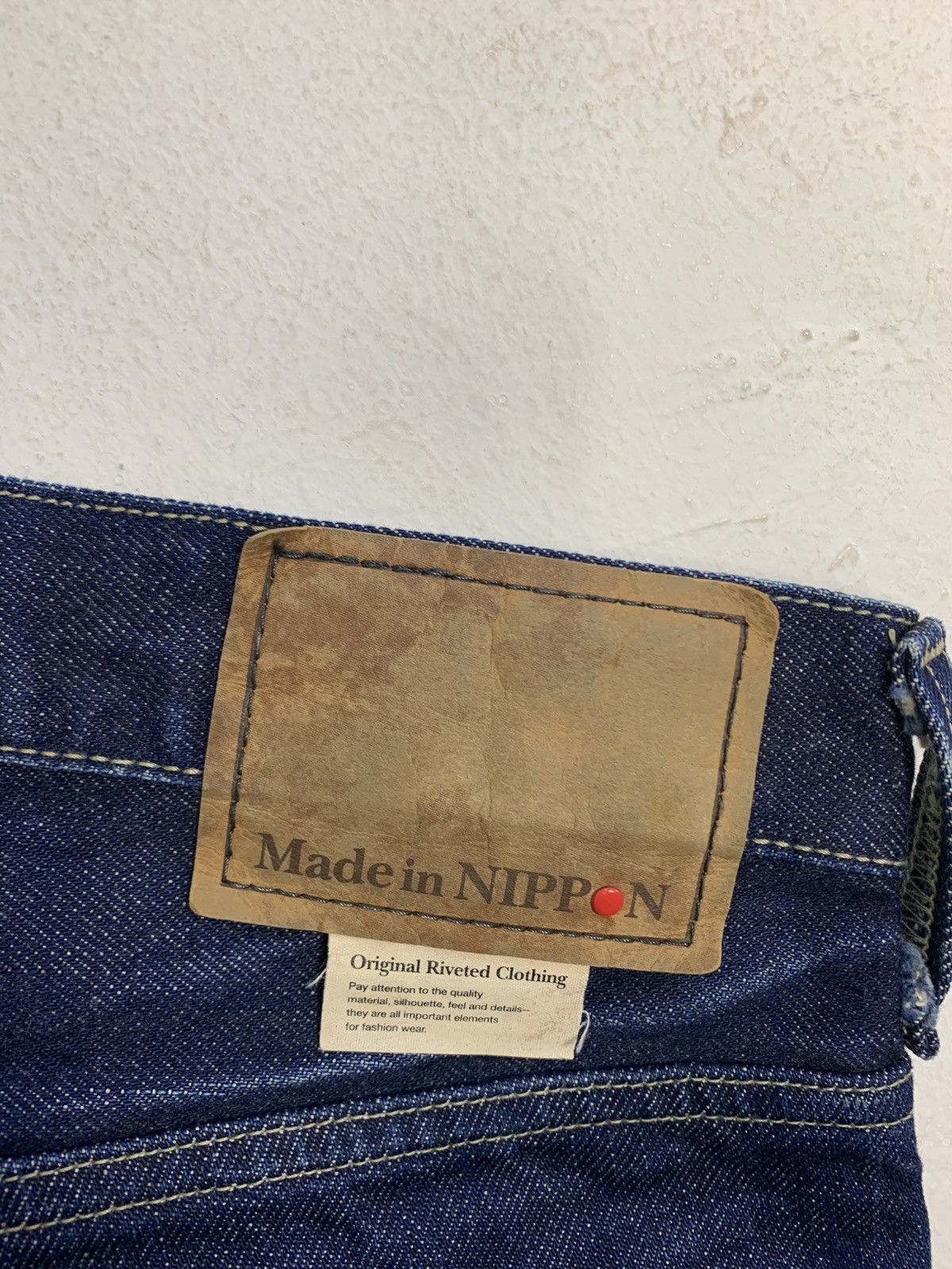 Japanese Brand 90s Back Number Jean Diadem Indigo Selvedge Denim Jeans Size US 28 / EU 44 - 6 Thumbnail